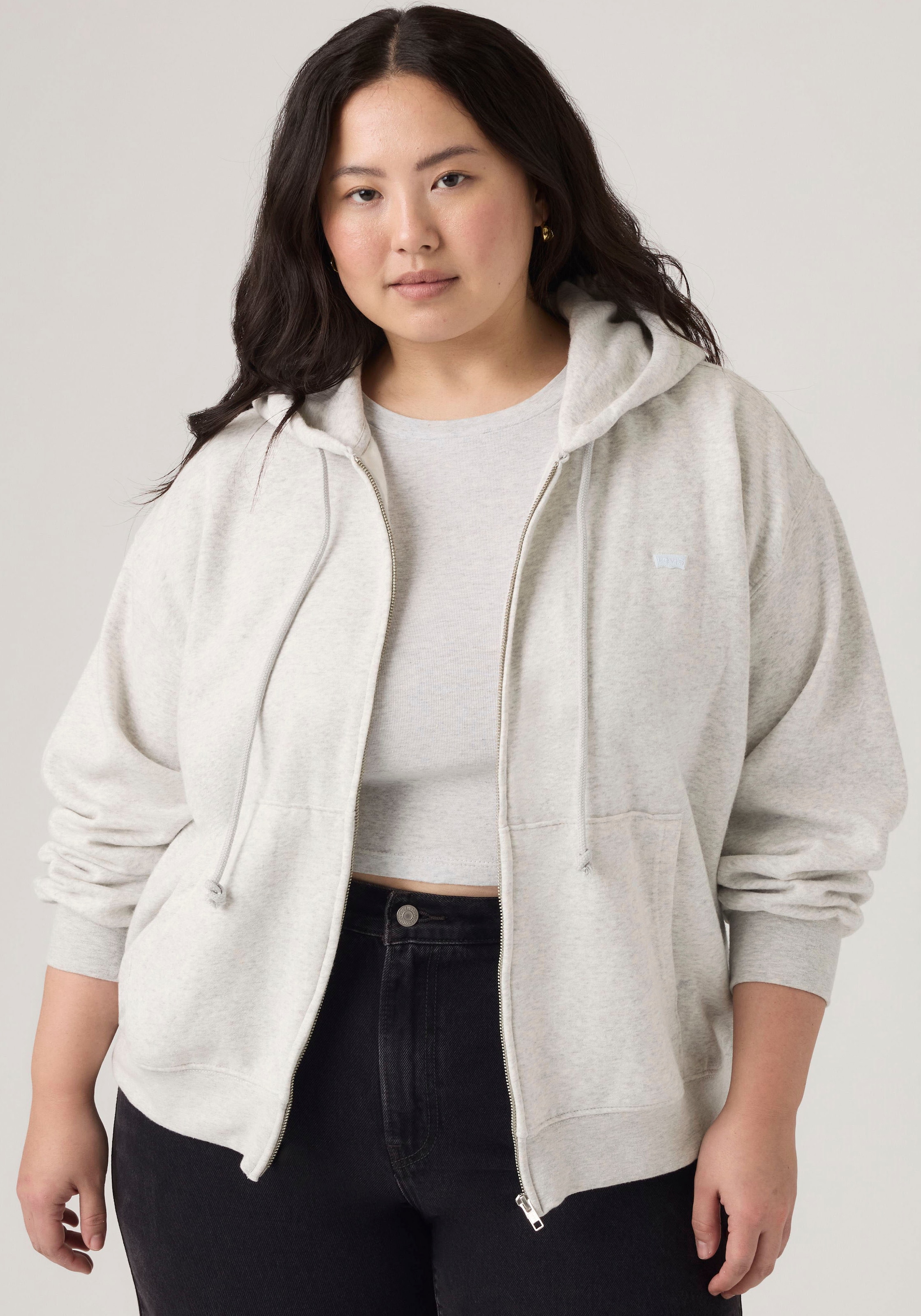 Levi's® Plus Sweatjacke »PL EVERYDAY FULL ZIP HOODIE SWEATSHIRT« Sweatware von innen weich angeraut