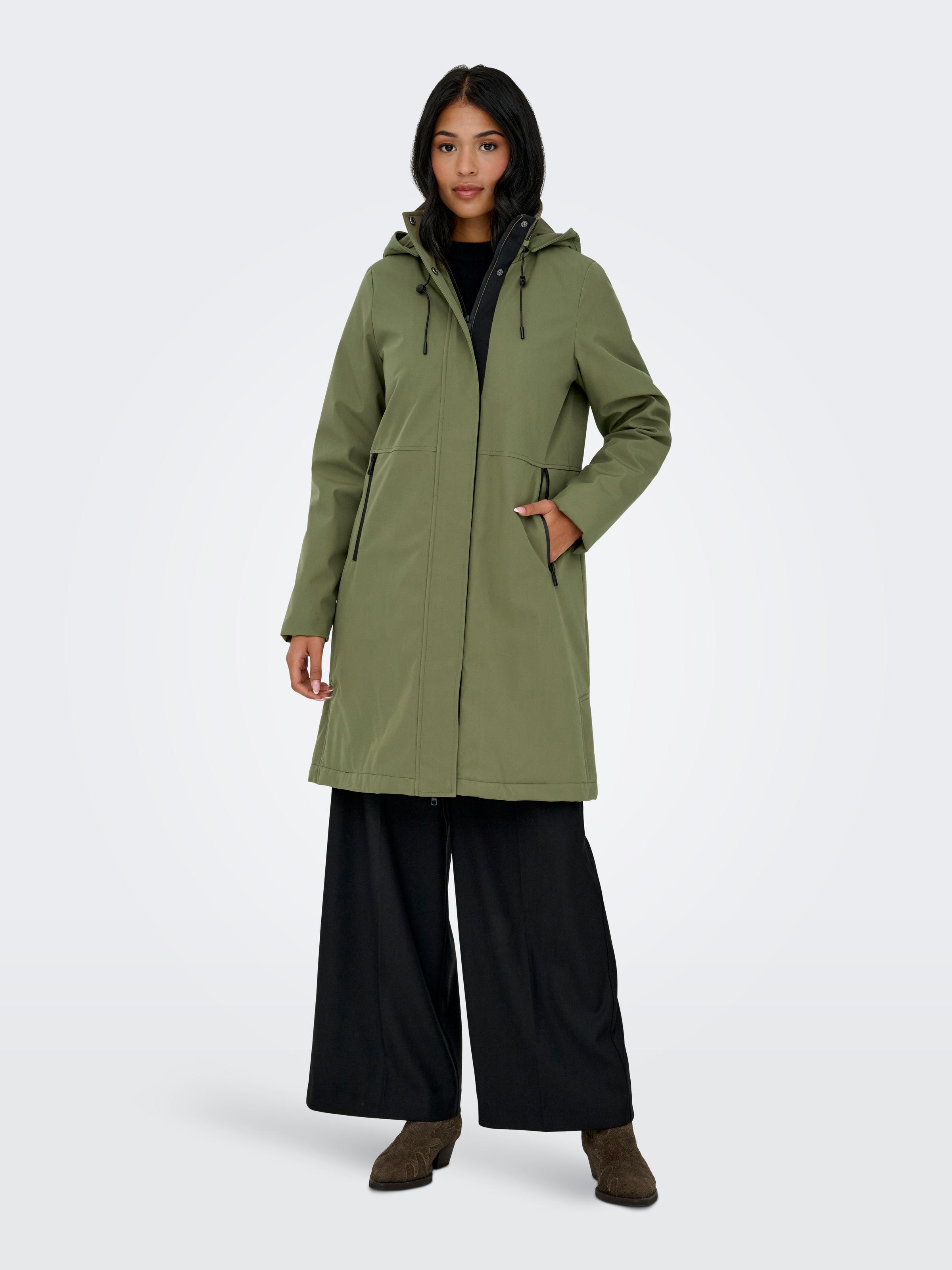 ONLY Onlkara Life Parka Stone Gray M 3