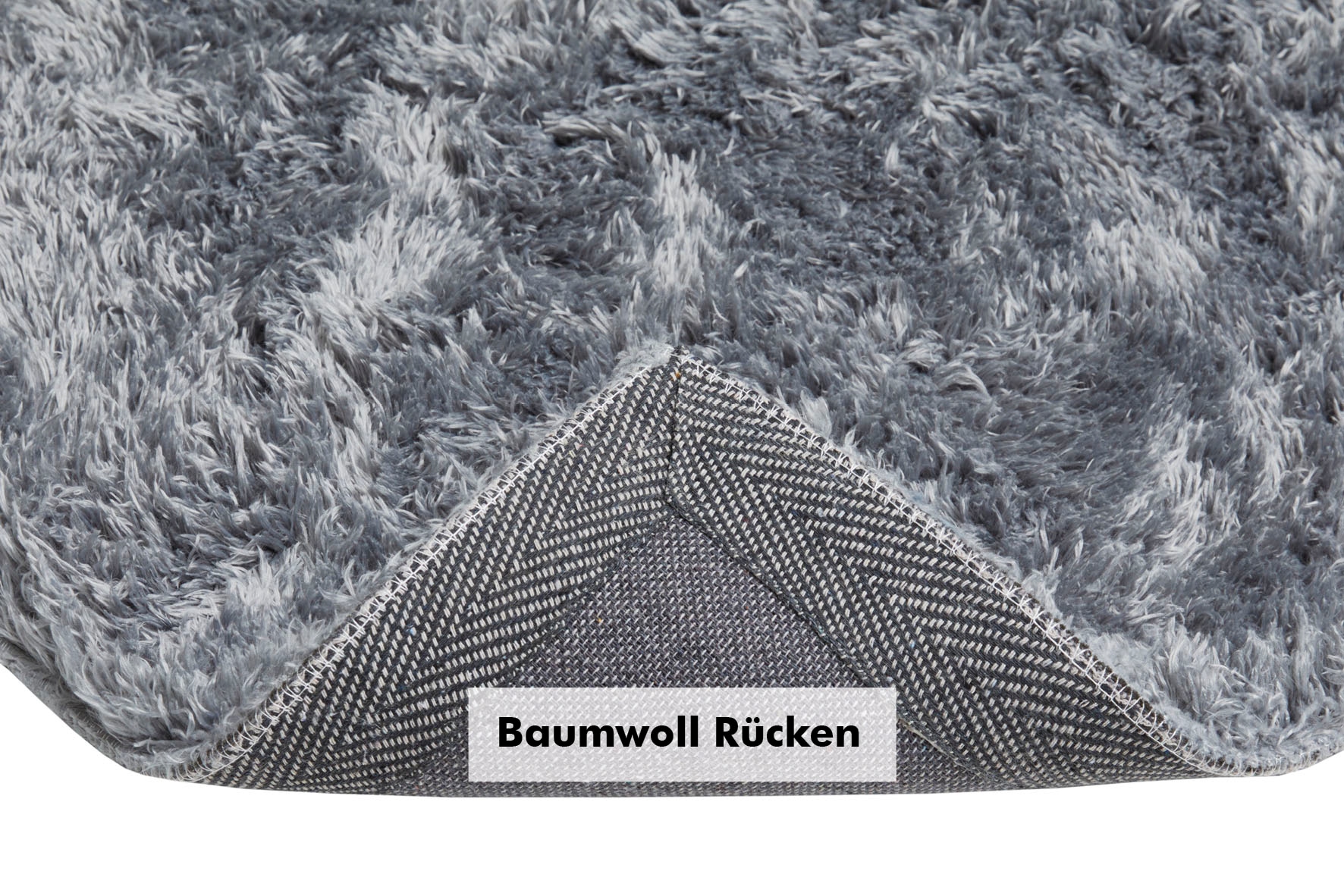 Andiamo Hochflor-Teppich »Posada«, rechteckig, 32 mm Höhe, Uni-Farben, weich & kuschelig, Wohnzimmer
