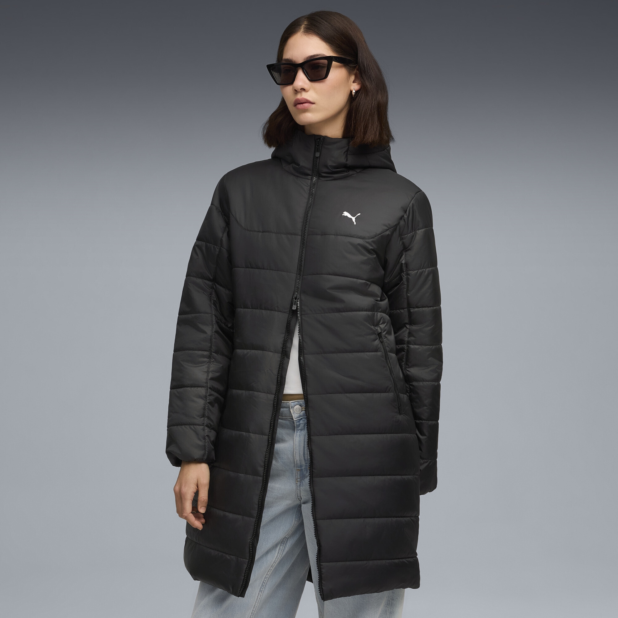 PUMA Winterjacke »Essentials Wattierter Parka mit Kapuze Damen«