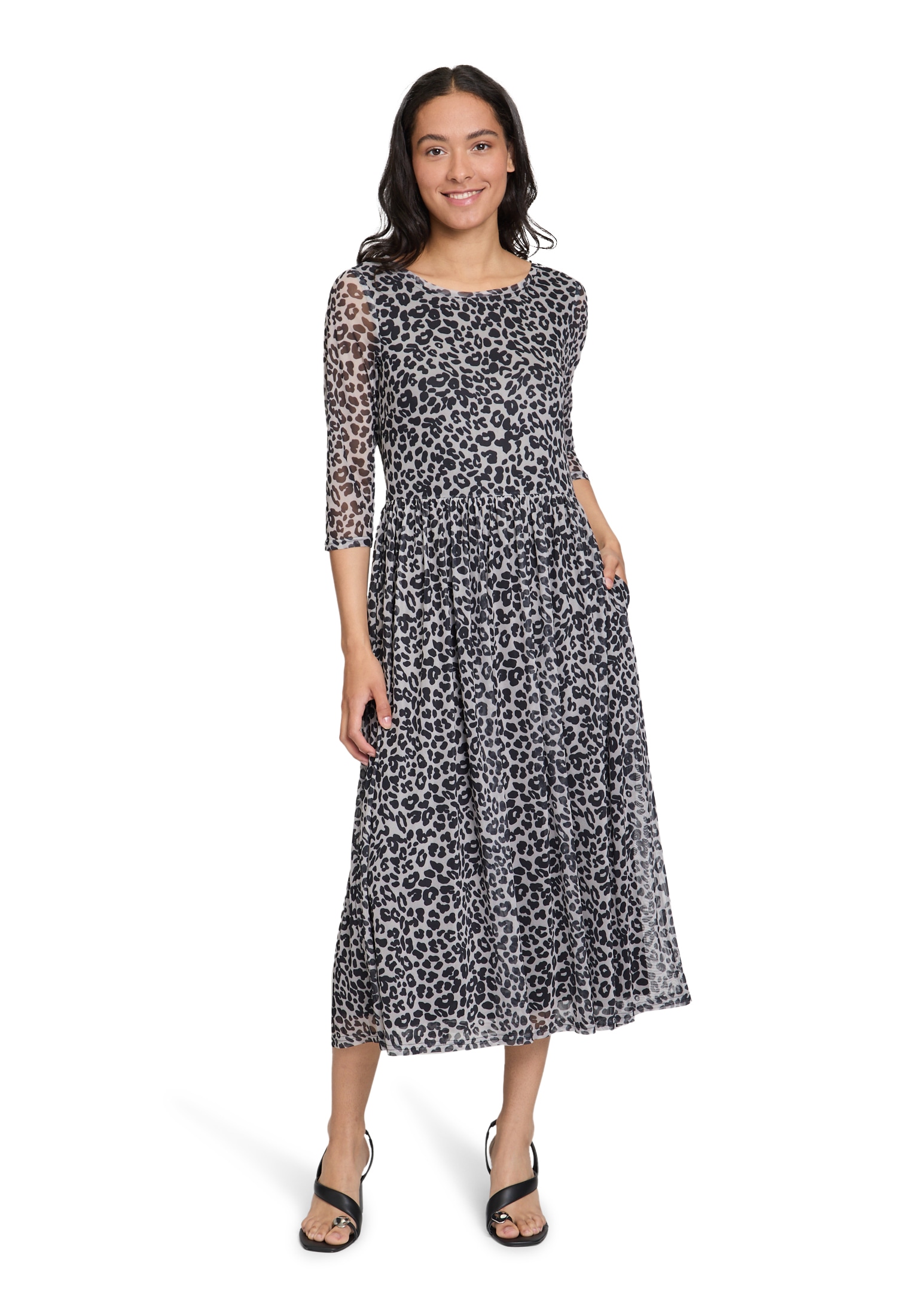 Vera Mont Maxikleid "Vera Mont Damen Maxikleid mit Leoprint" günstig online kaufen