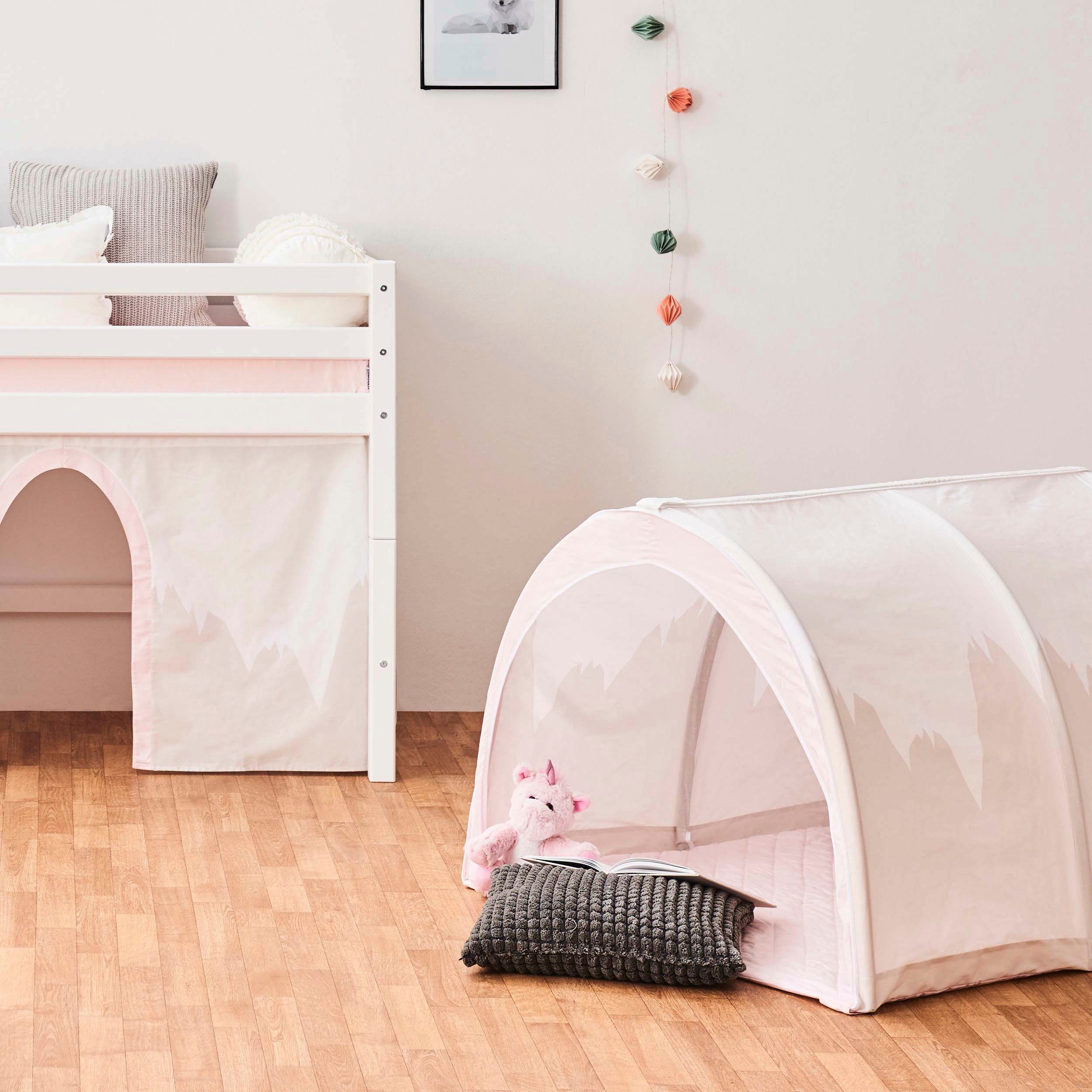 Thumbnail - Hoppekids Spieltunnel ""Winter Wonderland"" Betttunnel für Kinderbett 90x200 cm