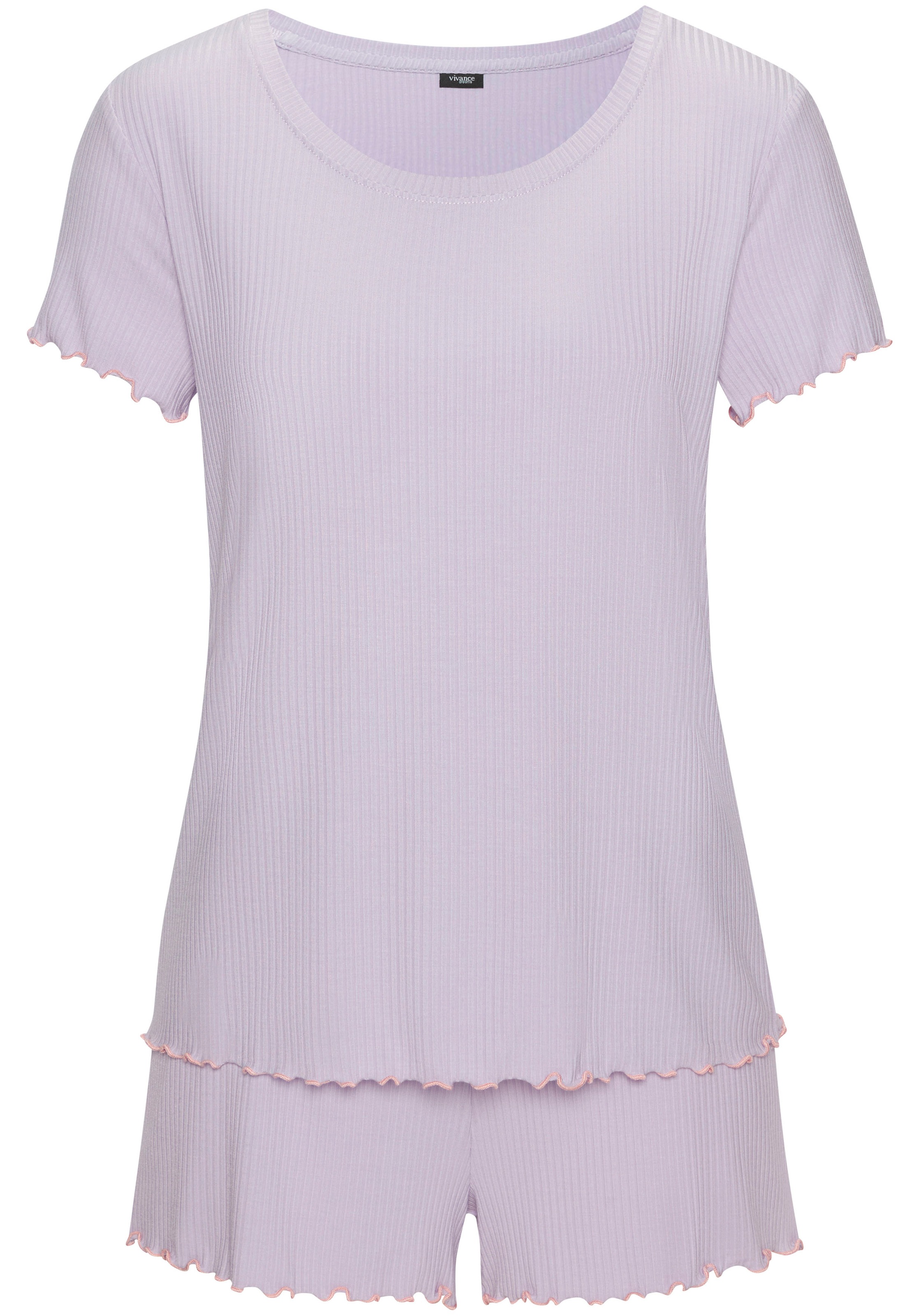 Vivance Dreams Shorty, mit süßem Babylock-Saum günstig online kaufen