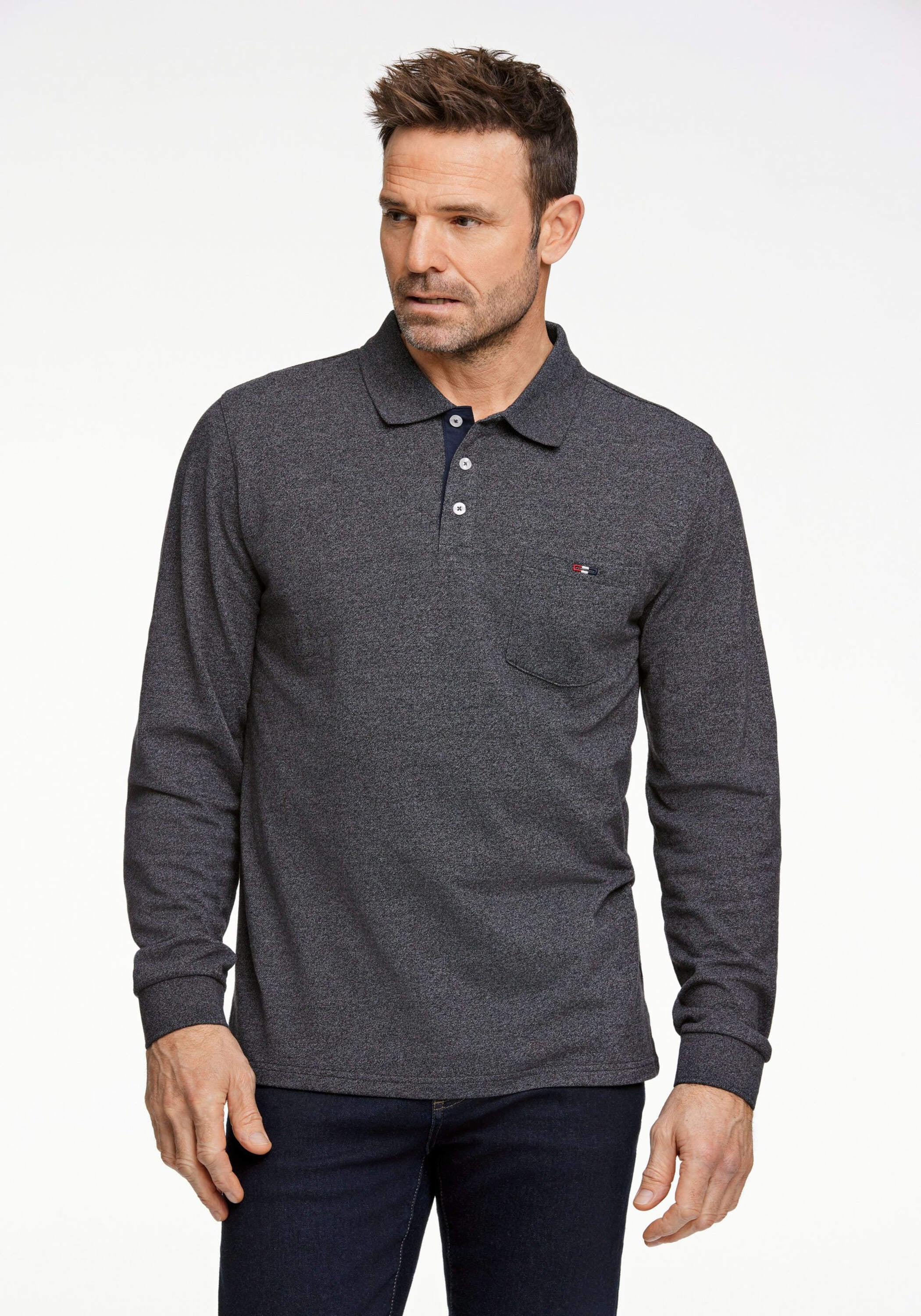 BISON Poloshirt "BISON Poloshirt" günstig online kaufen