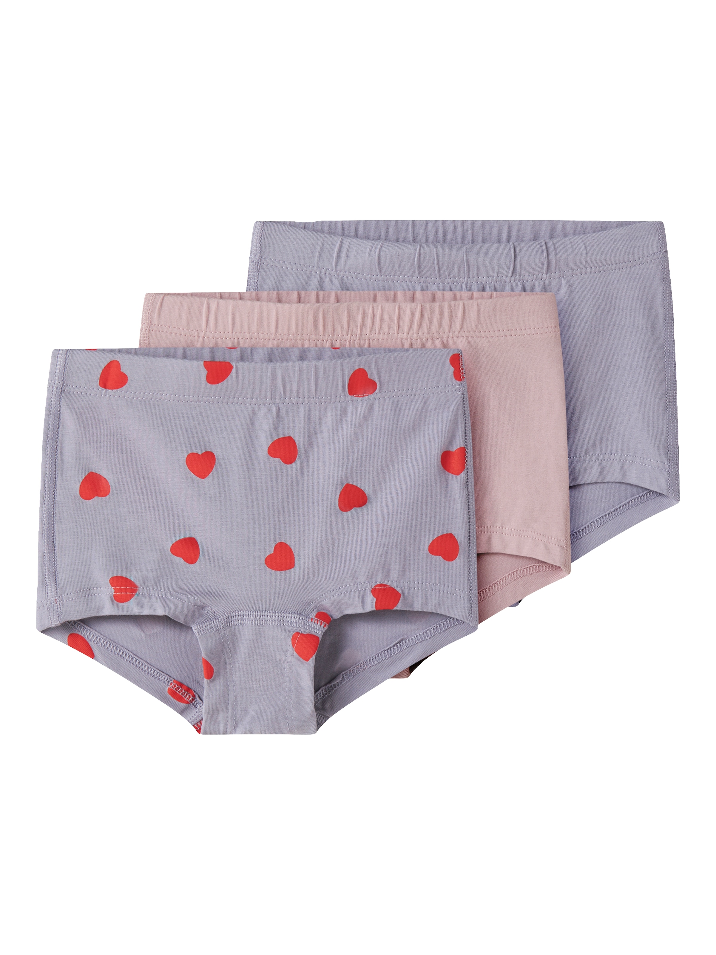 Name It "NMFTIGHTS 3P LAVENDER HEARTS NOOS" Packung, 3 Stk.