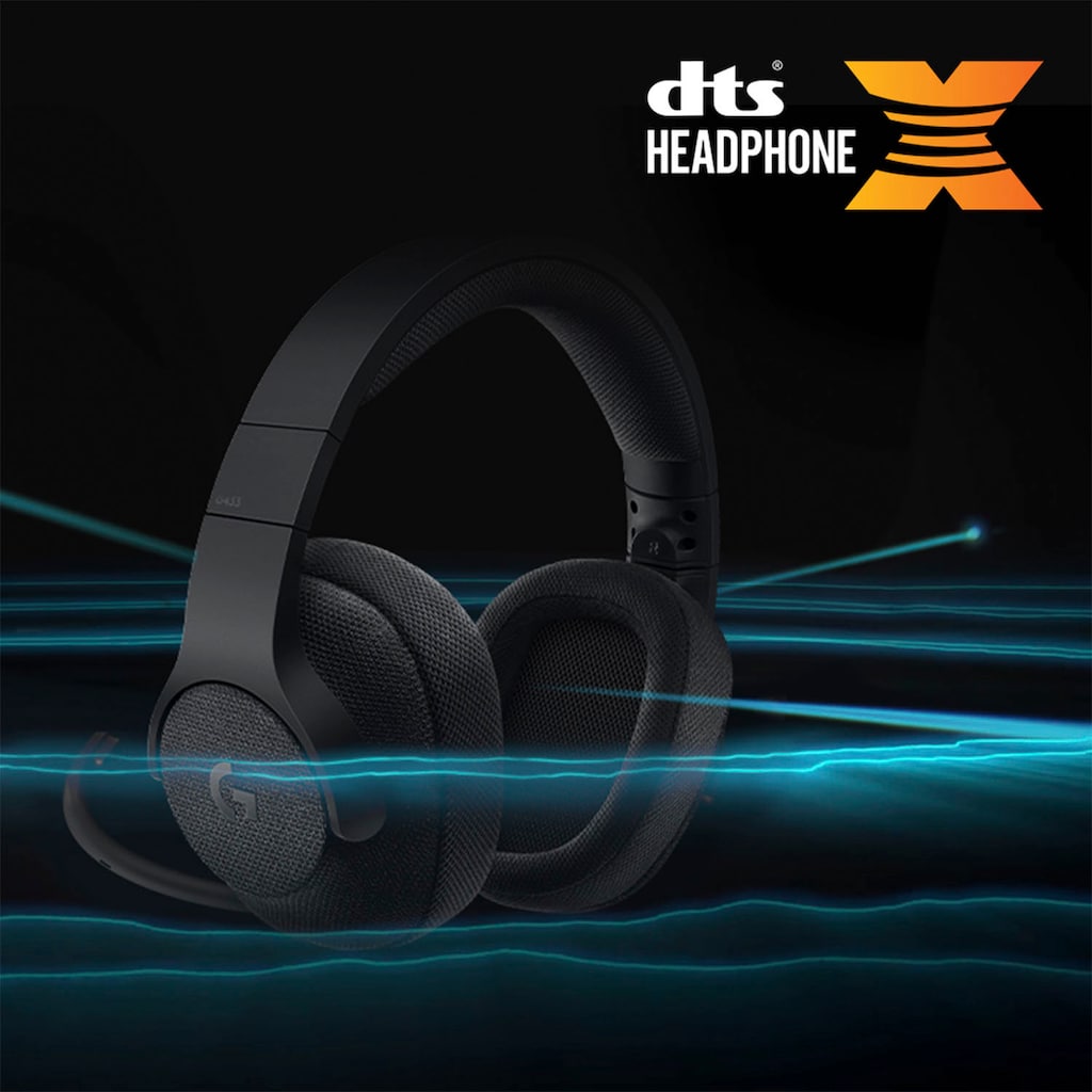 Logitech G Gaming-Headset »G433«, Mikrofon abnehmbar-Rauschunterdrückung