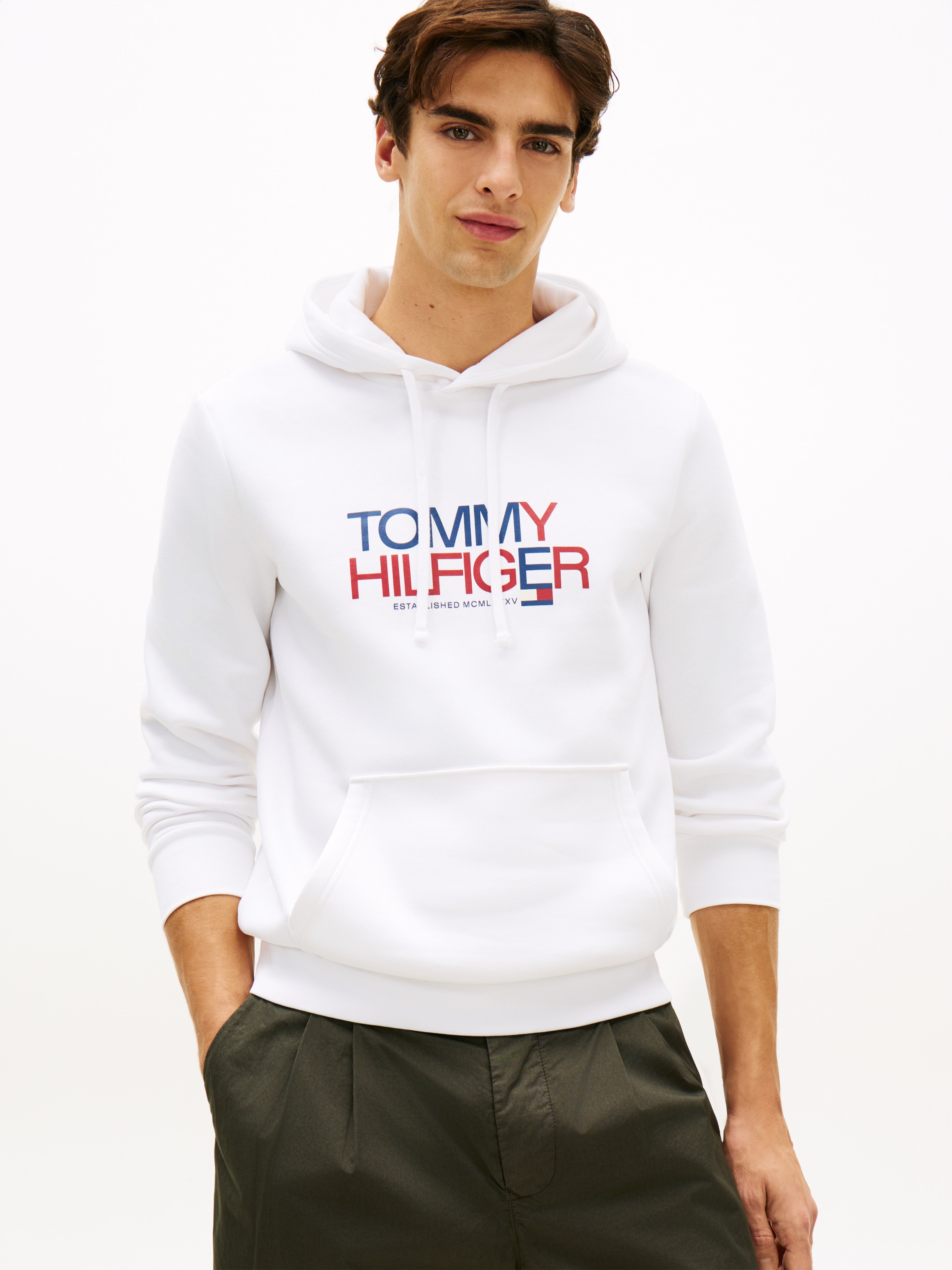 Tommy Hilfiger Kapuzensweatshirt "BRAND LOVE BIG TEXT", Regular fit mit Kap günstig online kaufen