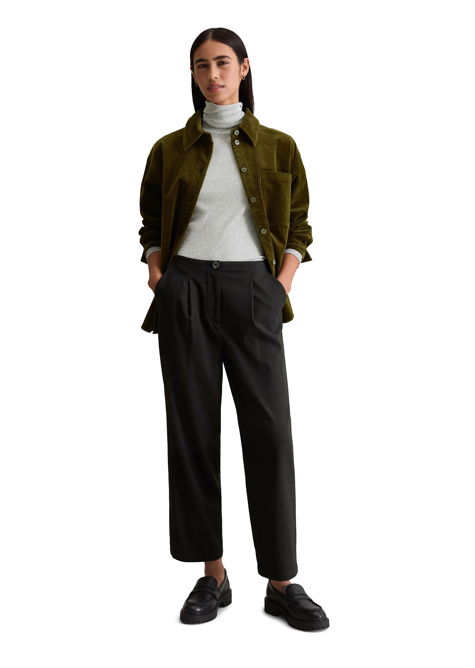 Marc O'Polo DENIM Chinohose »mit recyceltem Polyester und Viskose«