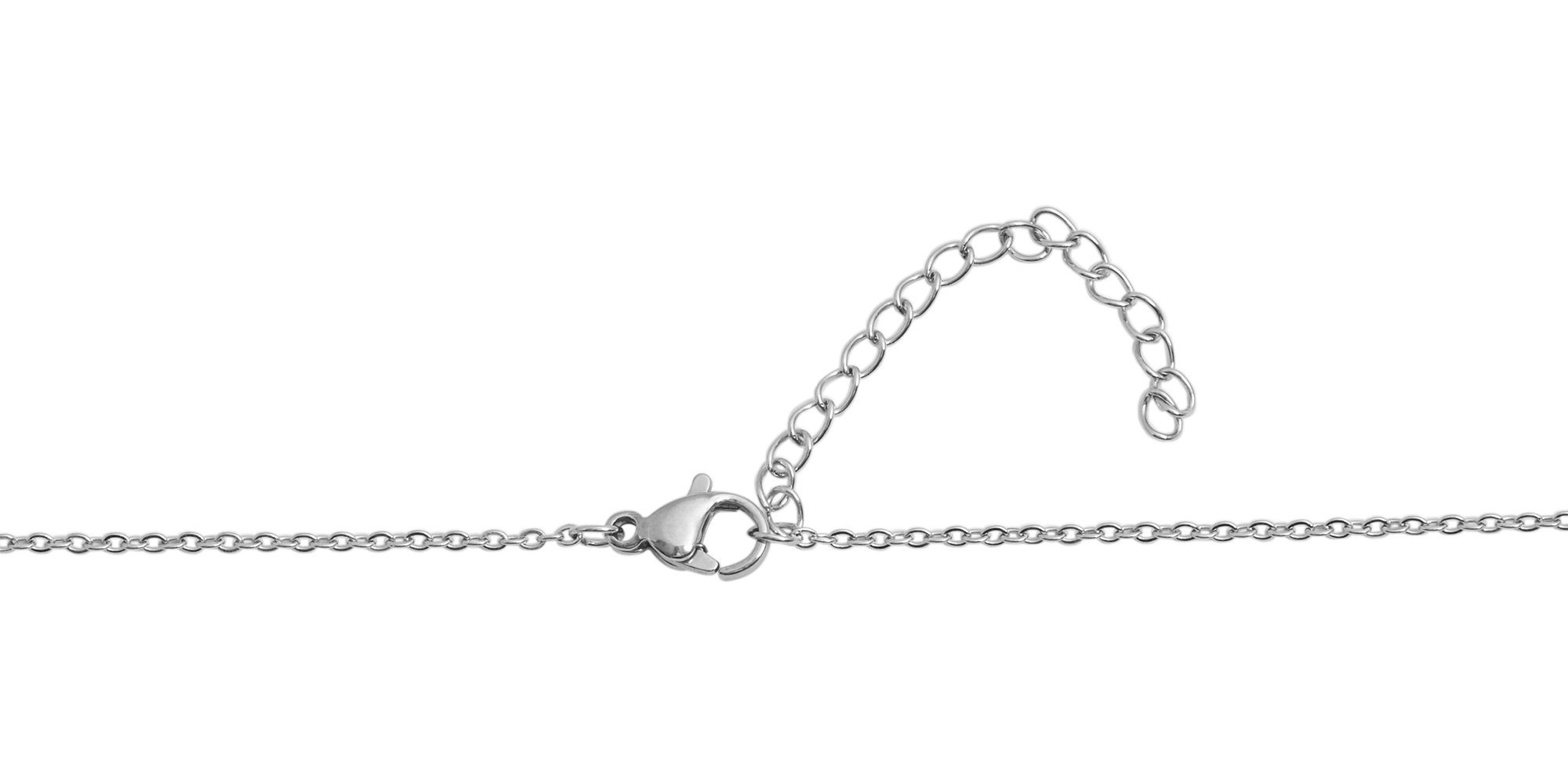 Adelia´s Kette ohne Anhänger »Damen Halskette – Ankerkette aus Edelstahl 43 cm« Zum Verschenken – passend für viele Anlässe