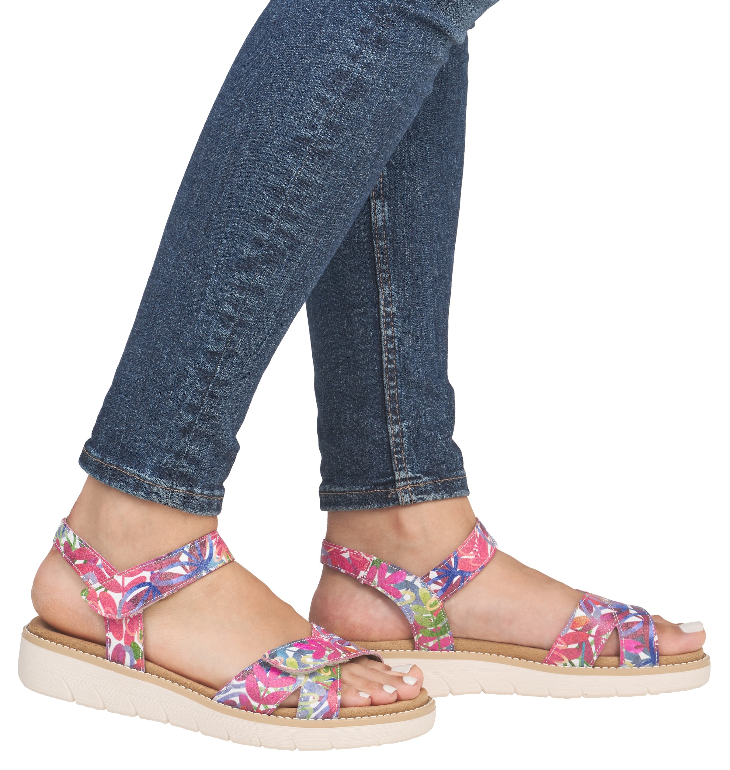 Remonte Riemchensandale, Plateau, Sommerschuh, Sandalette mit Lite ´n Soft Ausstattung