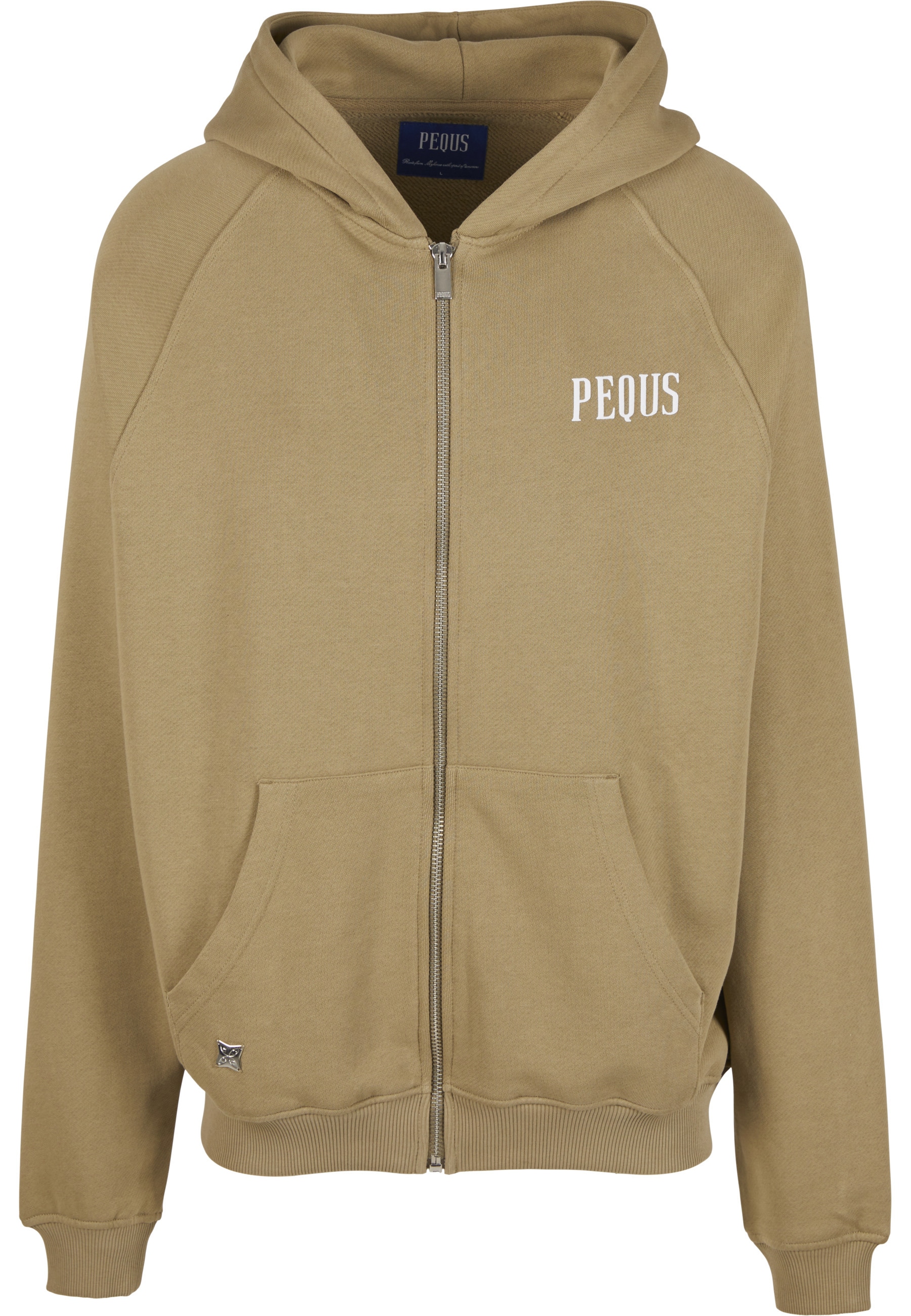 PEQUS Sweatjacke "PEQUS PEQUS Back Logo Zip-Hoodie"