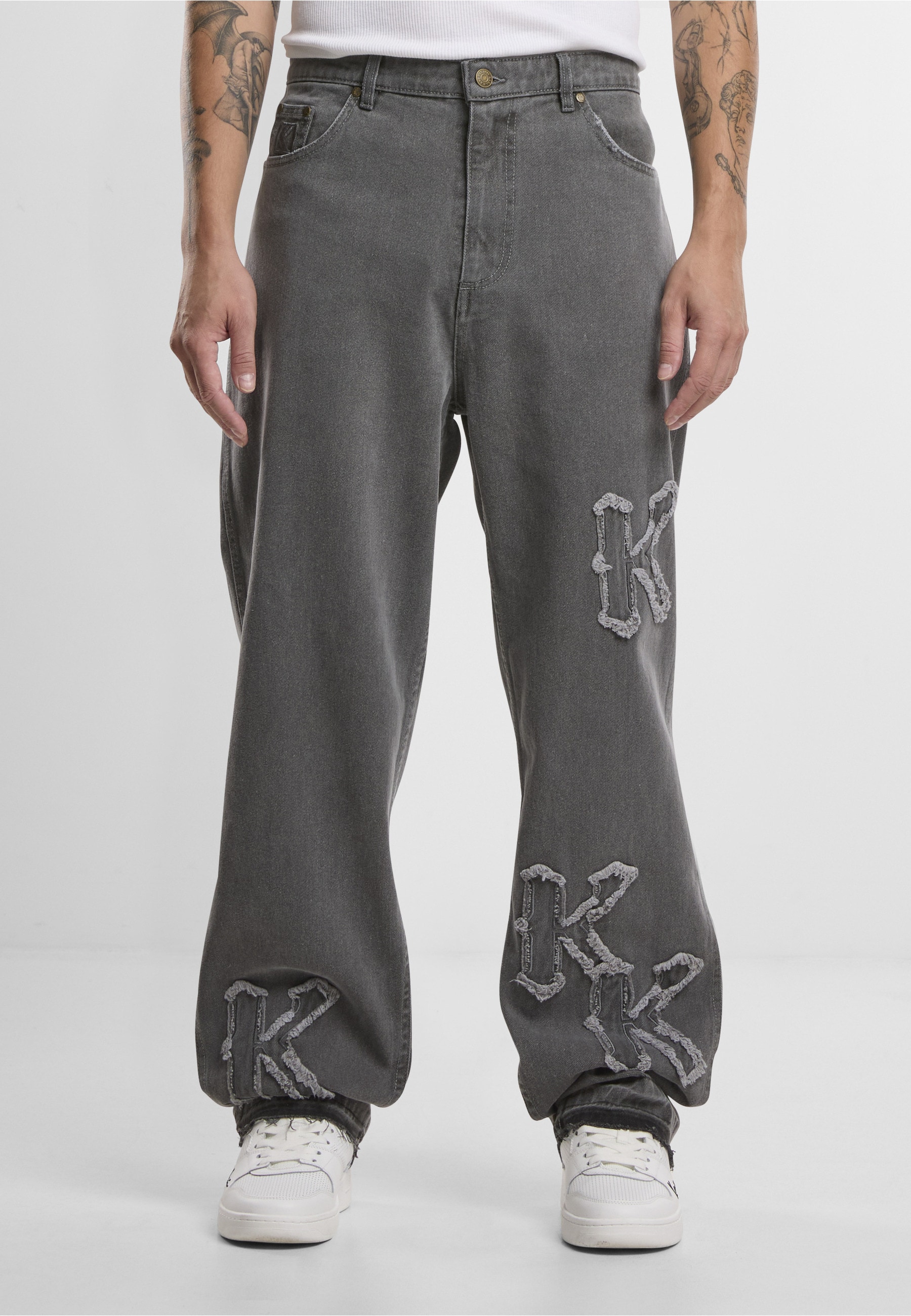 Karl Kani Bequeme Jeans »Karl Kani KK Patch Baggy Five Pocket Denim vintage«