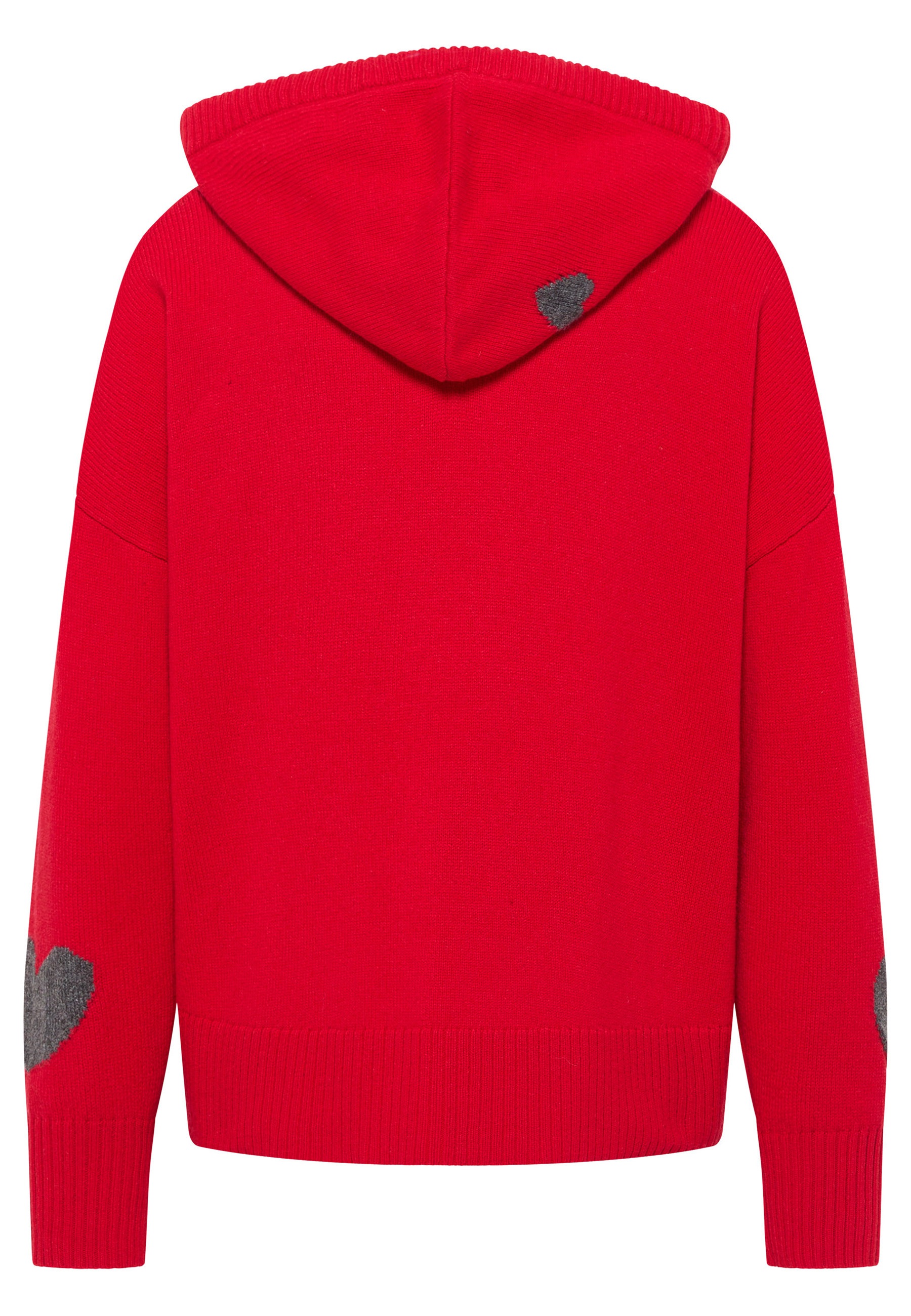 Frieda & Freddies Strickpullover »Hoodie«, mit dezenten Farbdetails