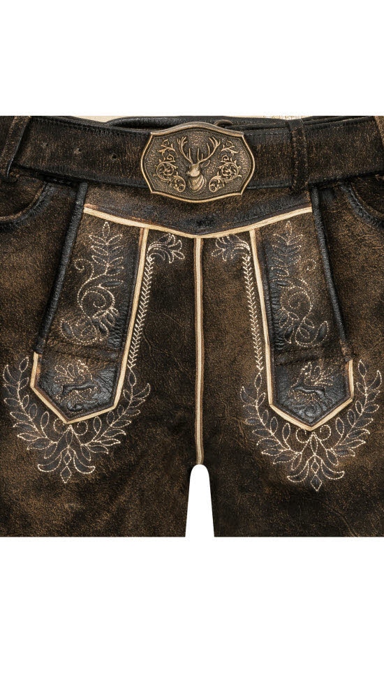 Nübler Trachtenlederhose »Lederhose kurz Martin«