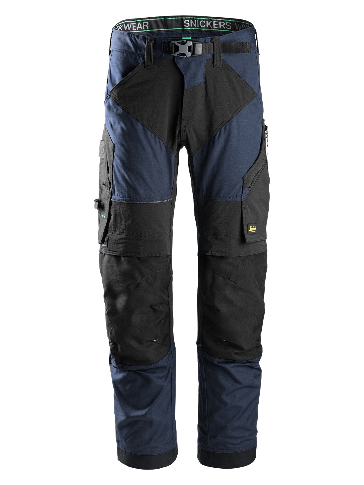 Herren Arbeitshose "Bekleidung FlexiWork Arbeitshose", blau, Gr. 54, SNICKERS WORKWEAR, Obermaterial: 88% Polyamid PA. 12% Elasthan EL., Hosen