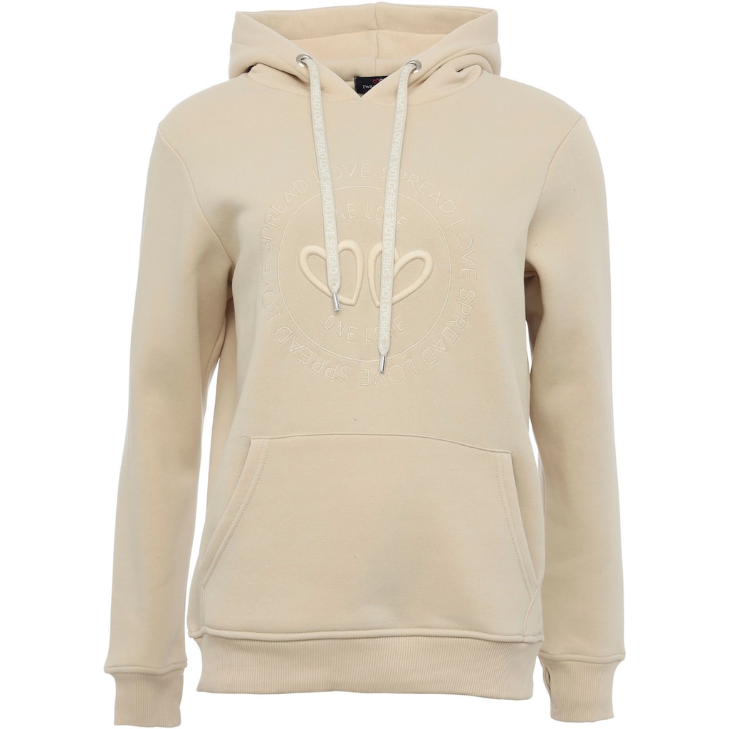 Zwillingsherz Kapuzensweatshirt