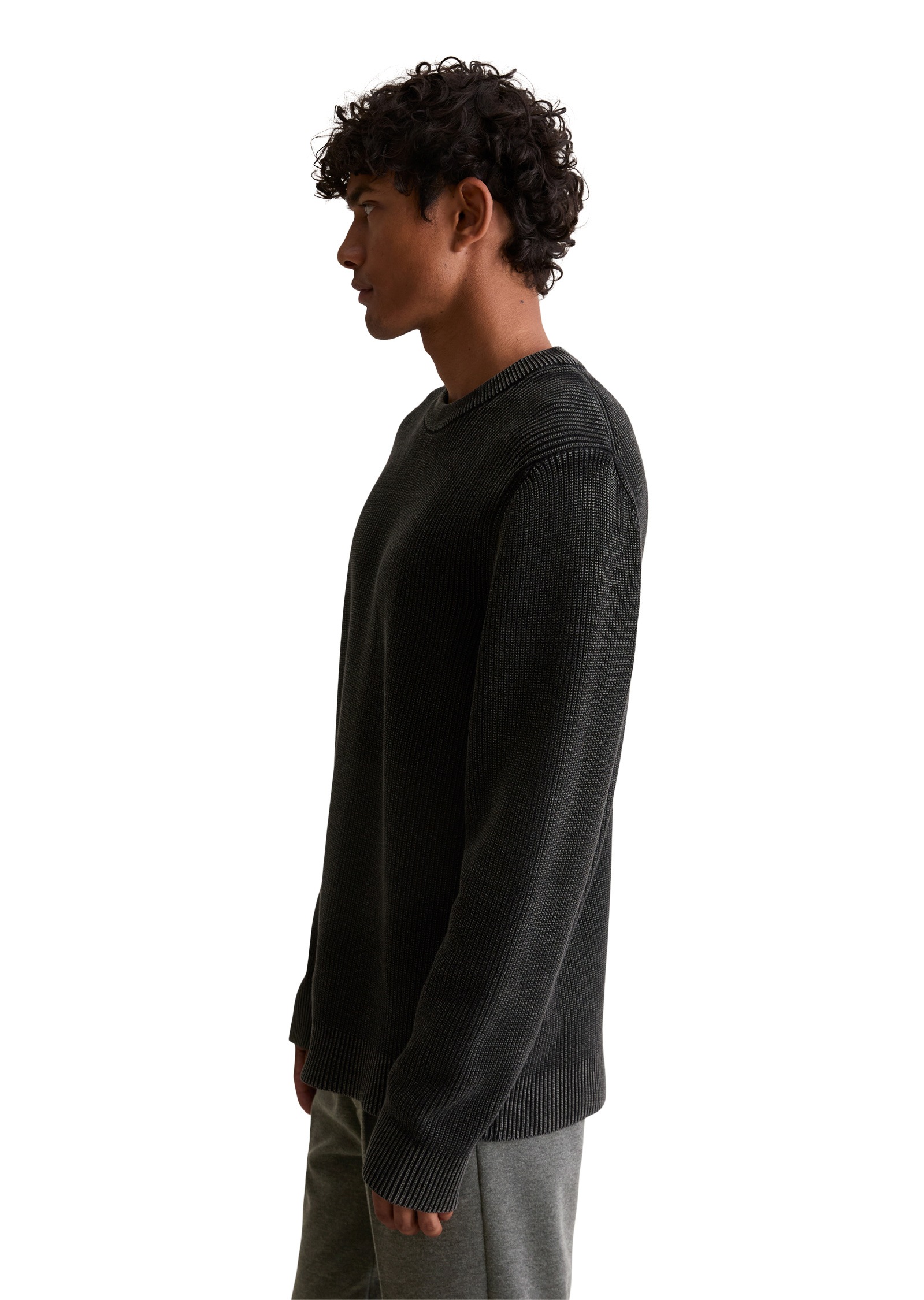 Marc OPolo DENIM Rundhalspullover "mit speziellem Farbeffekt" günstig online kaufen