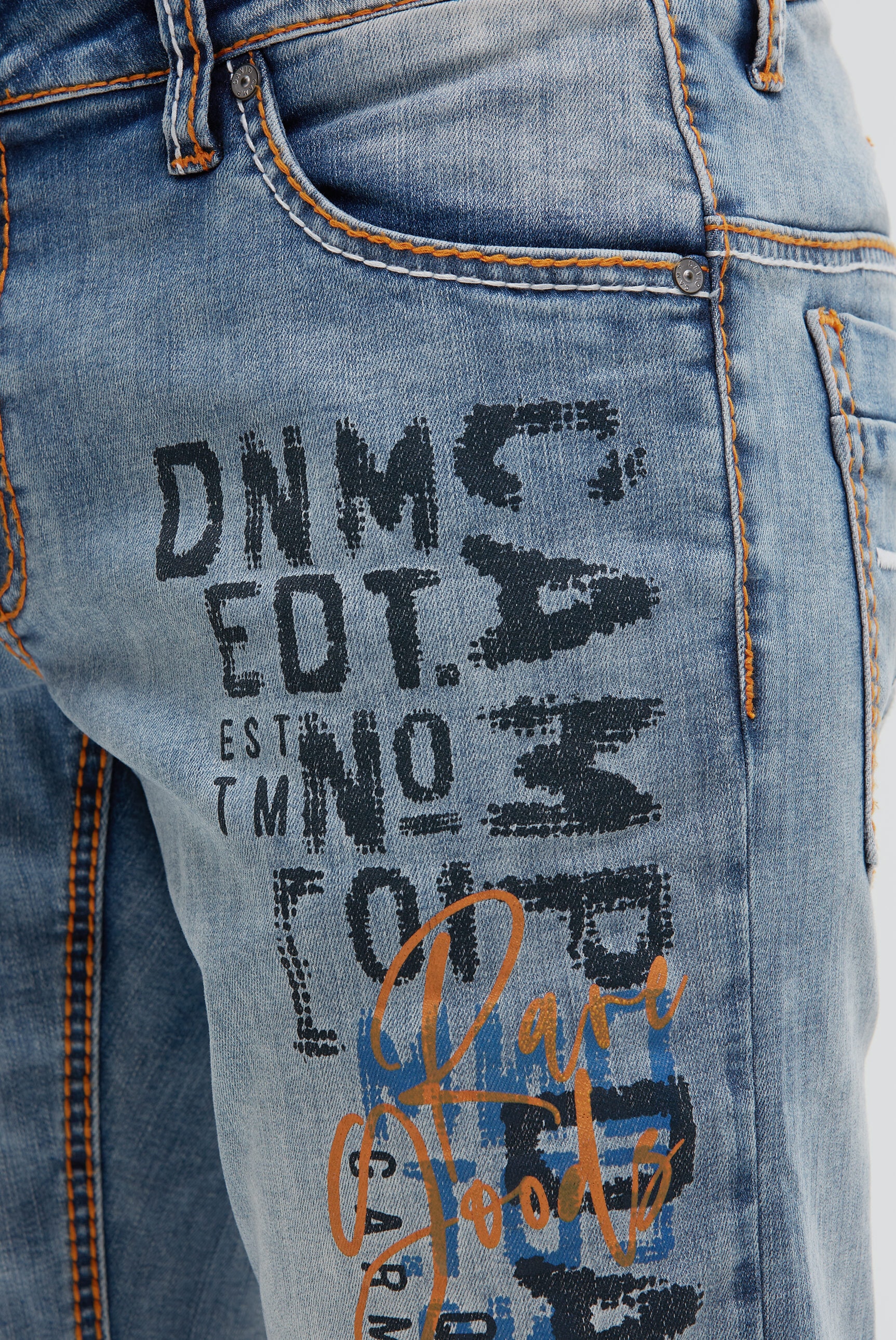 CAMP DAVID Comfort-fit-Jeans, mit zwei Leibhöhen