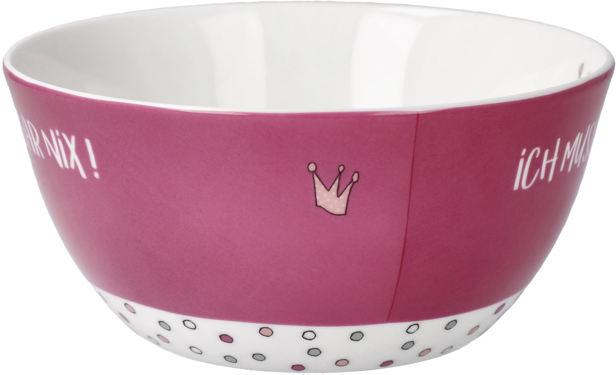 Goebel Dekoschale »Barbara Freundlieb«, Fine Bone China, Barbara Freundlieb - Ich muss gar nix