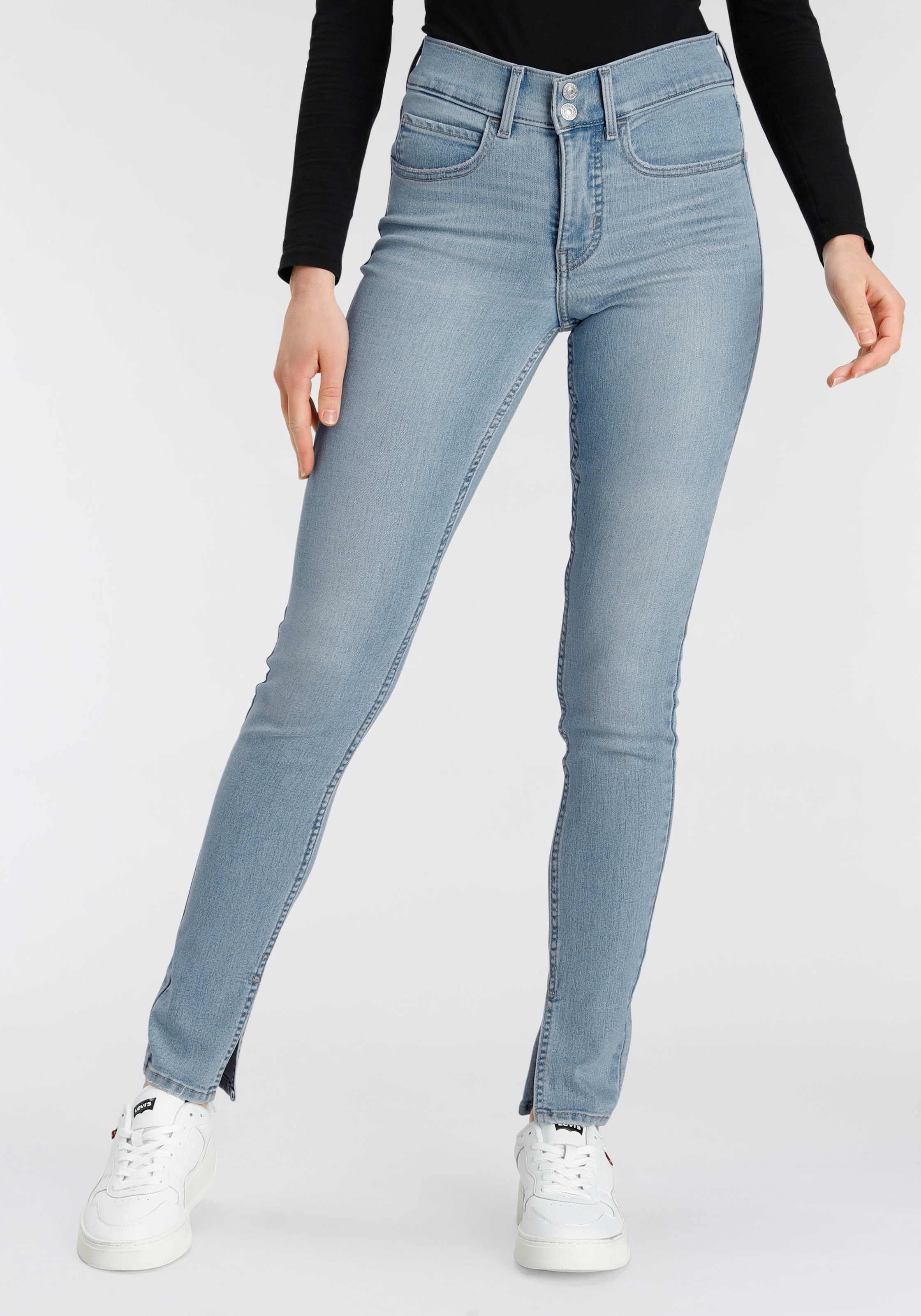 »311 | bestellen Saum BAUR Schlitz Levi\'s® Skinny-fit-Jeans am Skinny«, mit Shaping online