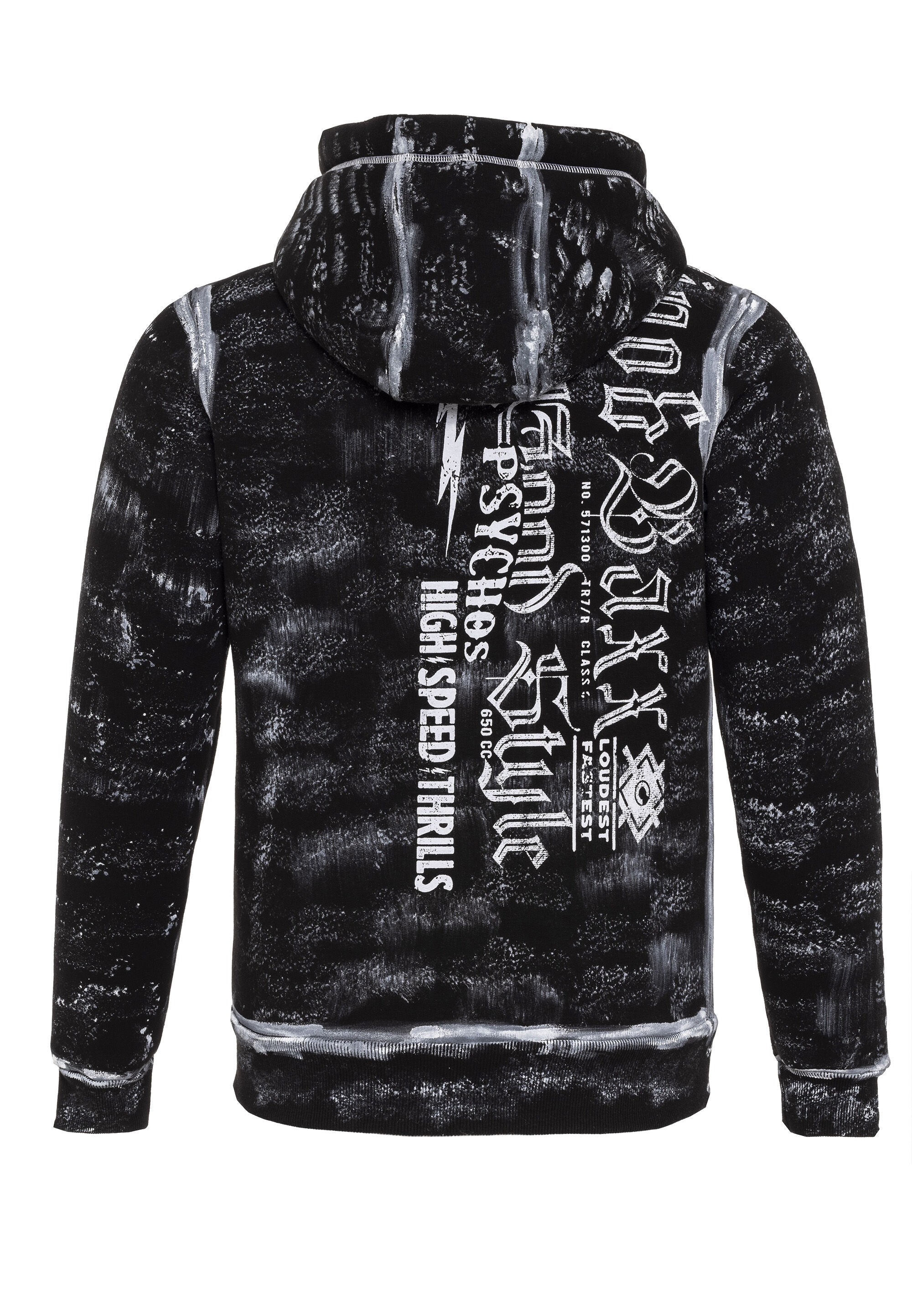 Cipo & Baxx Sweatjacke »Jacken«, mit auffälligem Print, CL544