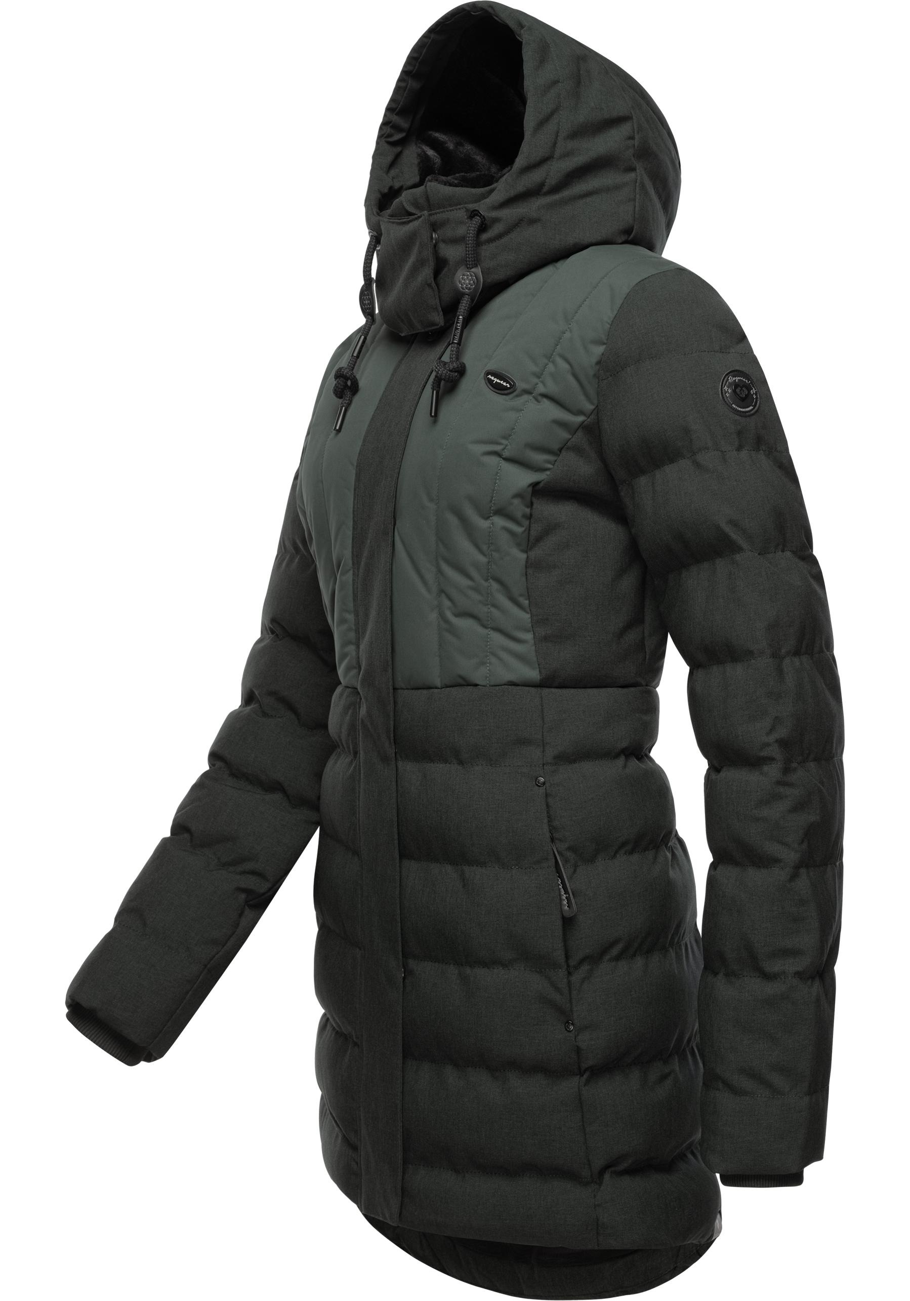 Ragwear Winterjacke "Ashanta Block" mitKapuze Wasserdichter gesteppter Wint günstig online kaufen