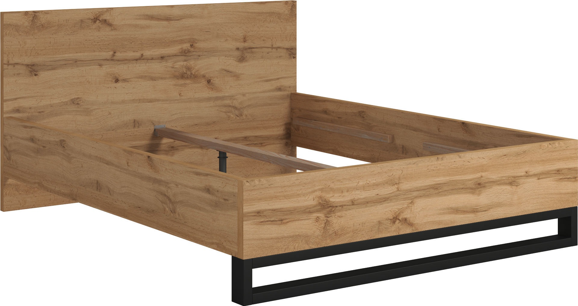 Home affaire Bettgestell "Bronne, Made in Europe, industrial Style, moder u günstig online kaufen
