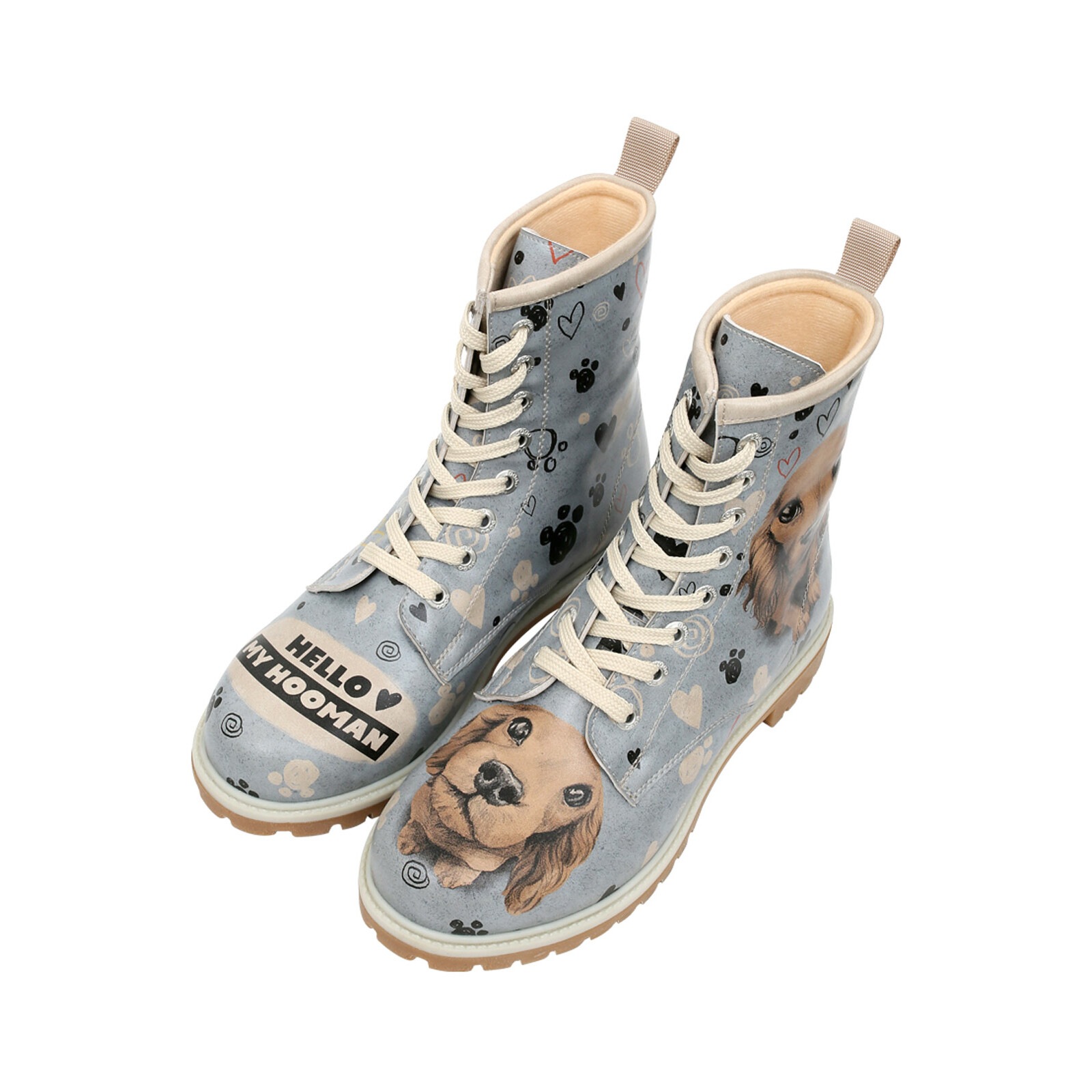 DOGO Schnürboots "Boots Hello My Hooman Damen Boots / Female", Vegan günstig online kaufen
