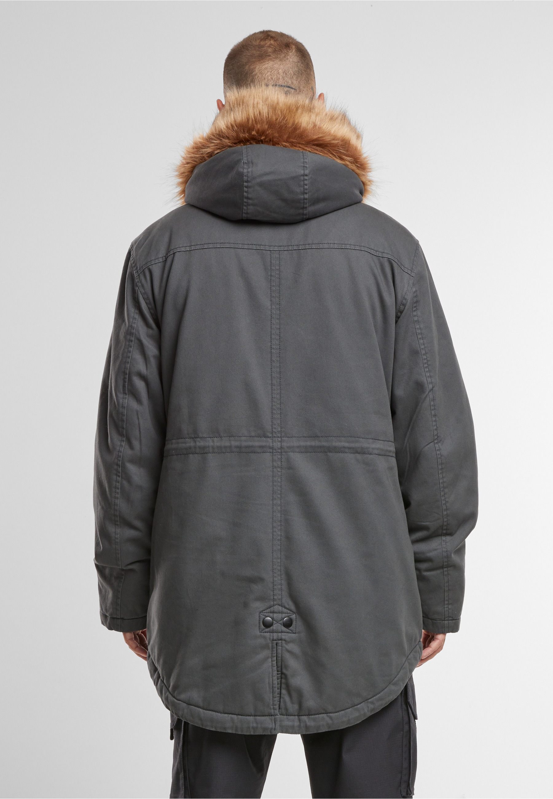 Brandit Men Fish Tail Parka Anthracite L 3