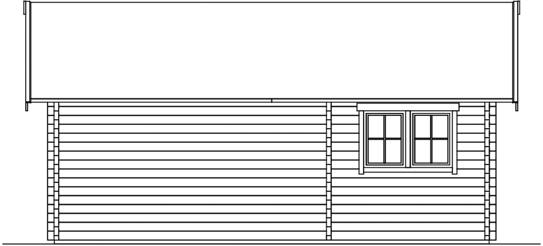 Skanholz Gartenhaus »Toronto 4«, mit 2. Schalung