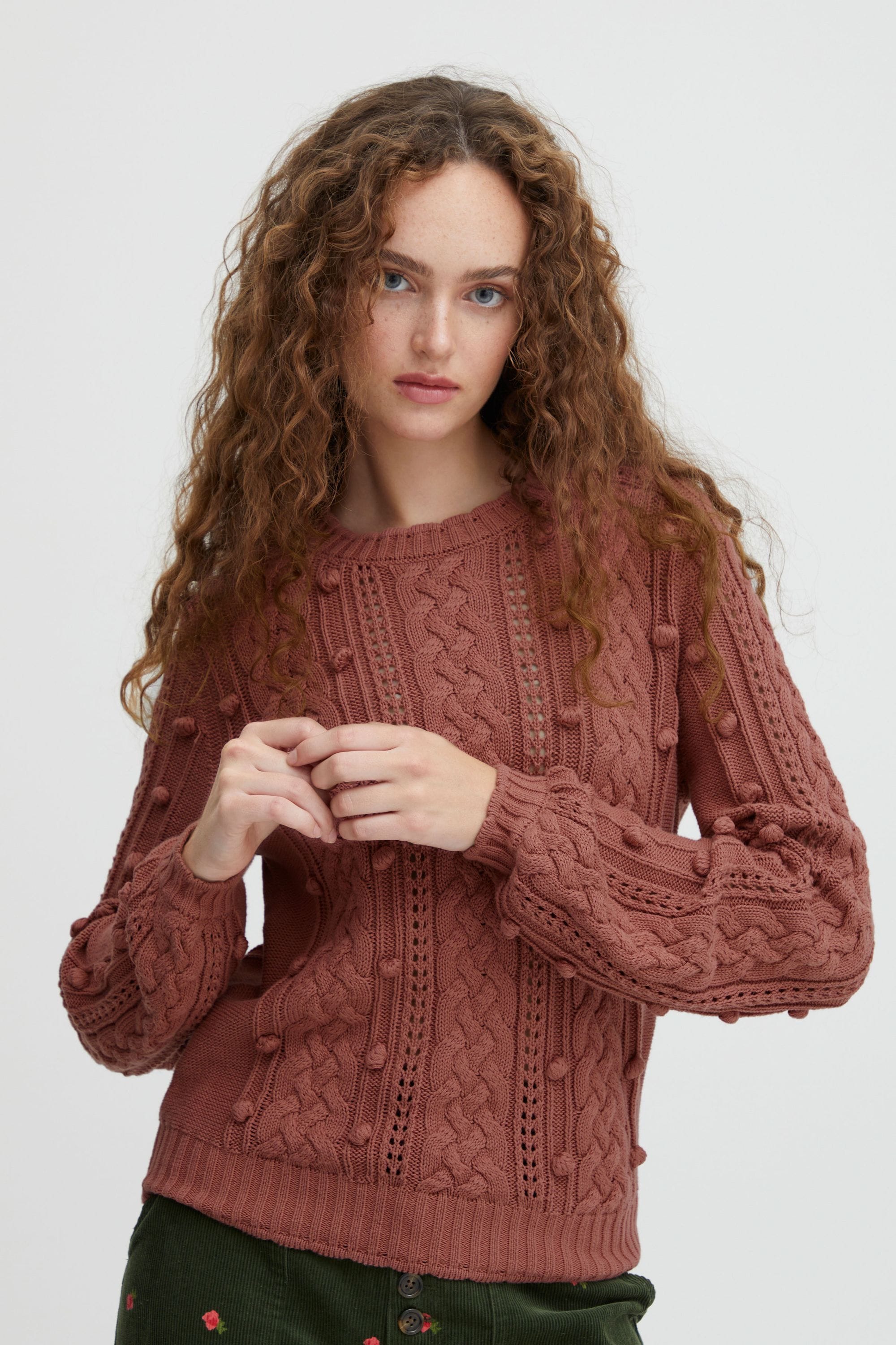 ATELIER RÊVE Strickfleece-Pullover »Strickpullover IRKamelia«