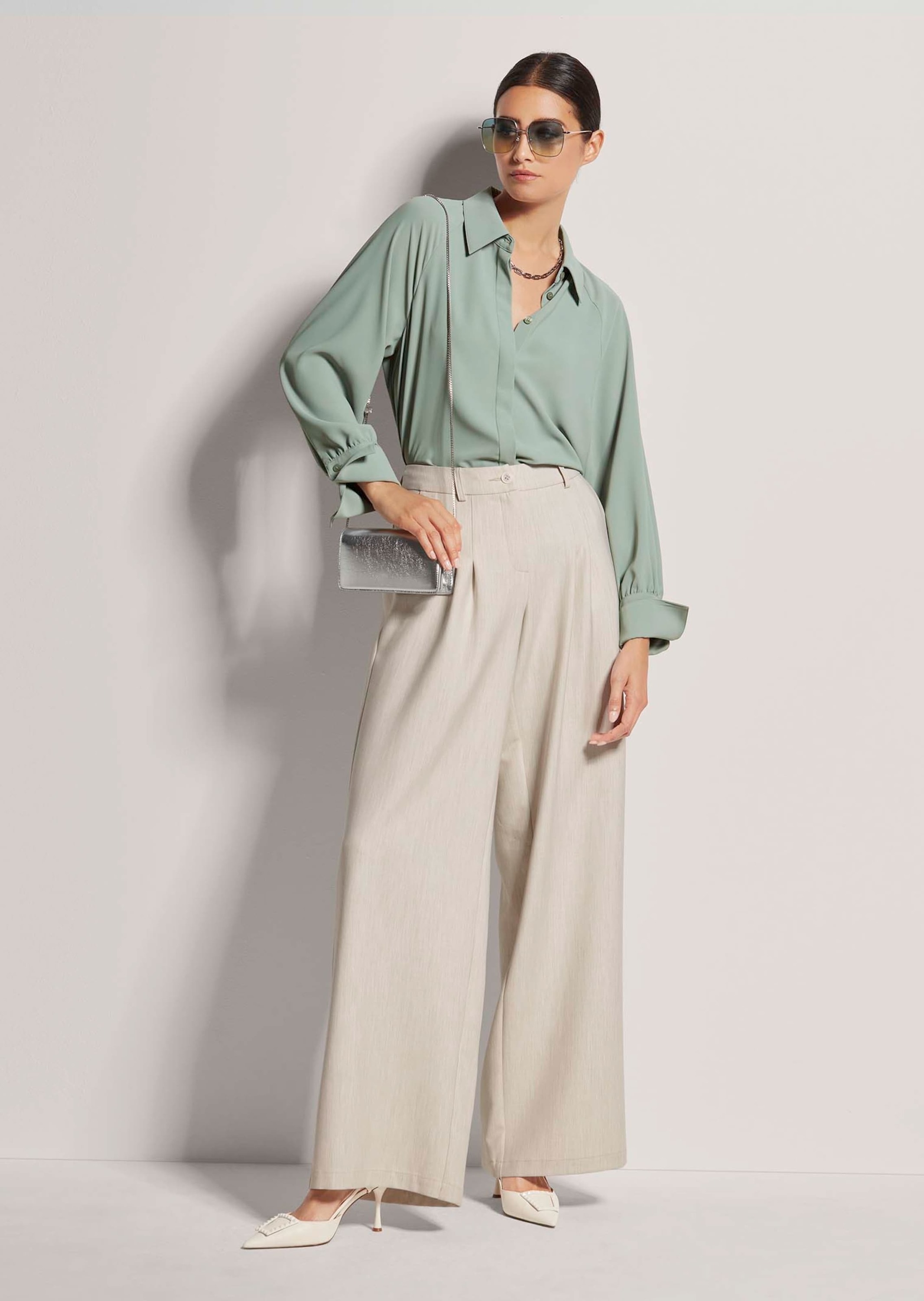 MADELEINE Hemdbluse »Bluse Klassische Hemdbluse«