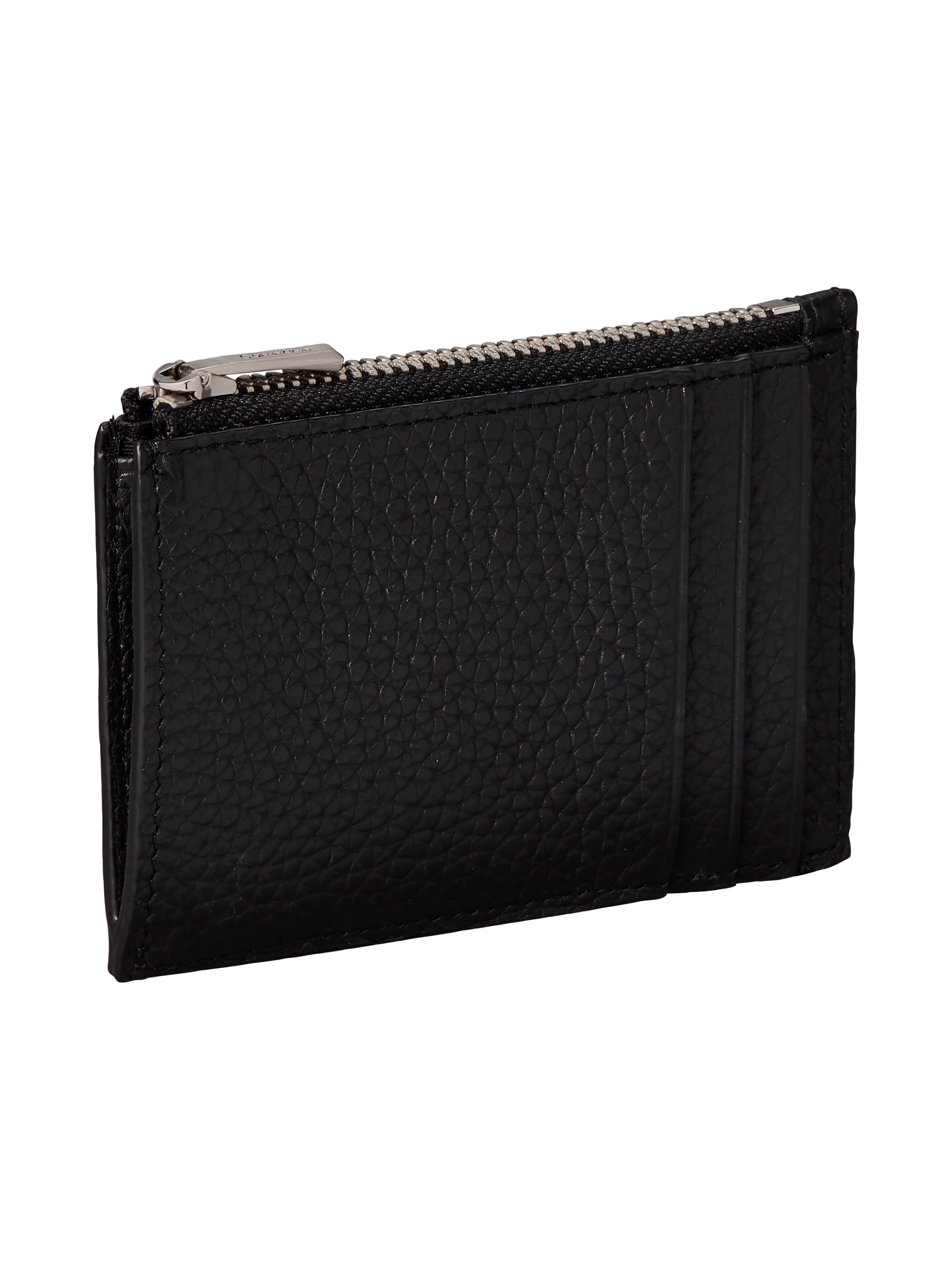 Calvin Klein Geldbörse »FOIL EMBOSS N/S ZIP CARDHOLDER« Unisex Geldbeutel, Portemonnaie mit Logoschriftzug