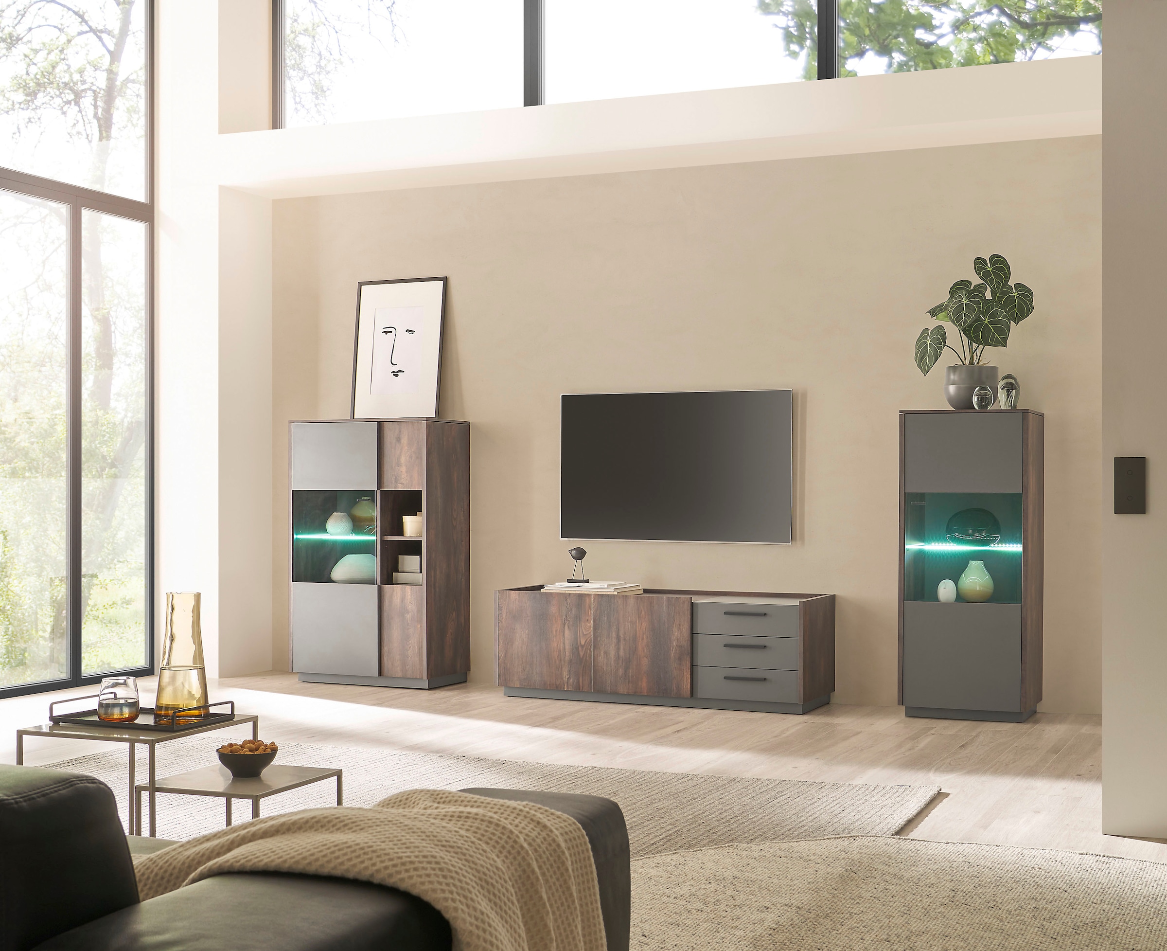 INOSIGN Schrank-Set »LARGO«, (Set, 3 St.), mit Soft-Close-Funktion
