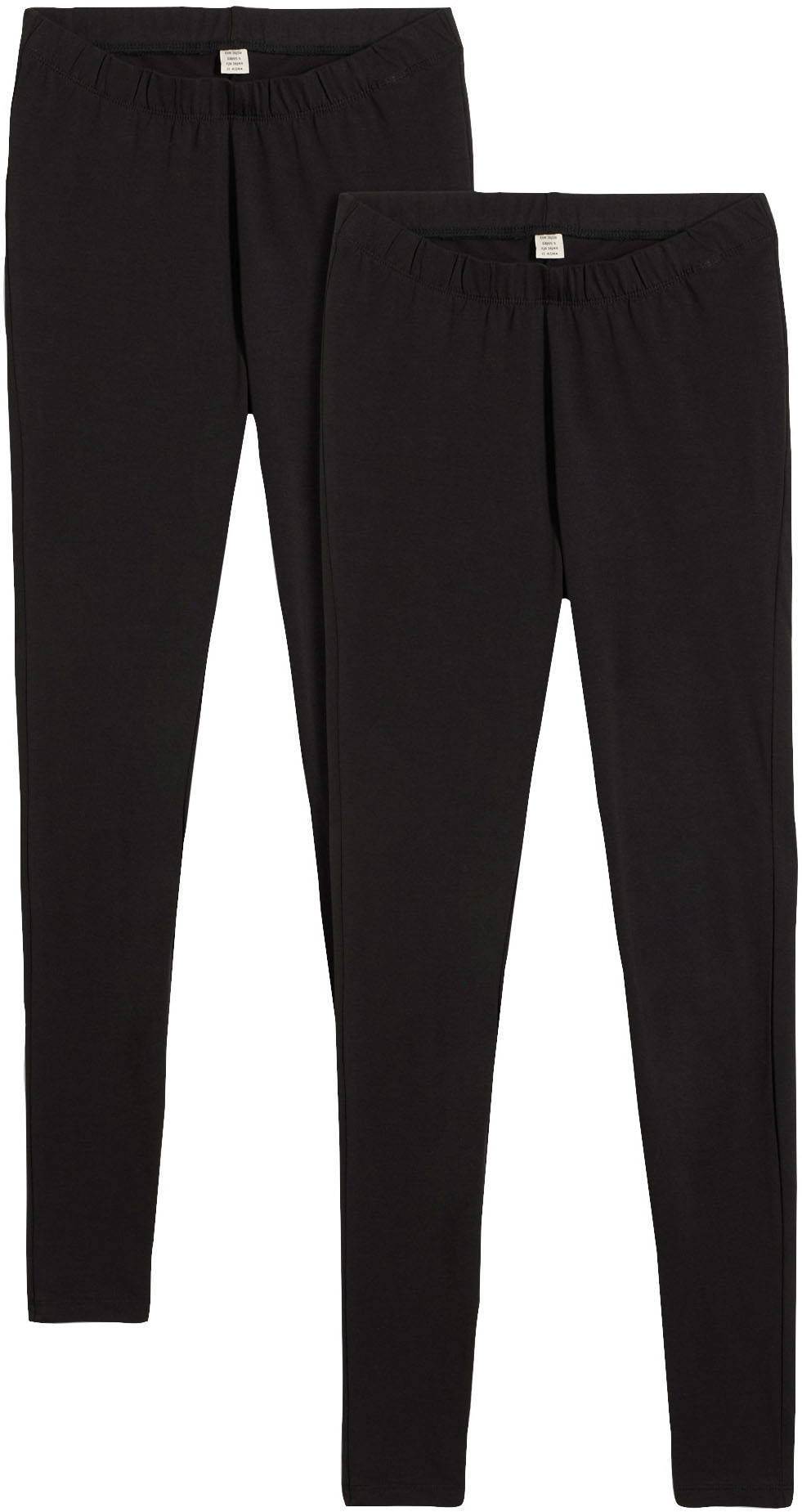 bonprix Leggings aus Baumwolle und Elasthan, schmale Passform, mit Elastikbund