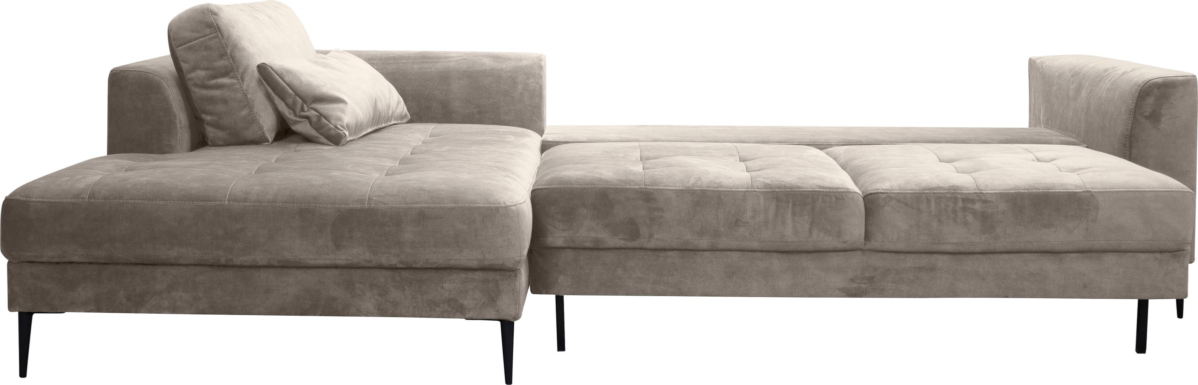 Thumbnail - TRENDMANUFAKTUR Ecksofa "Luzi, wahlweise mit Schlaffunktion & Bettkasten. L-Form", Designsofa mit tollem Sitzkomfort, Me...