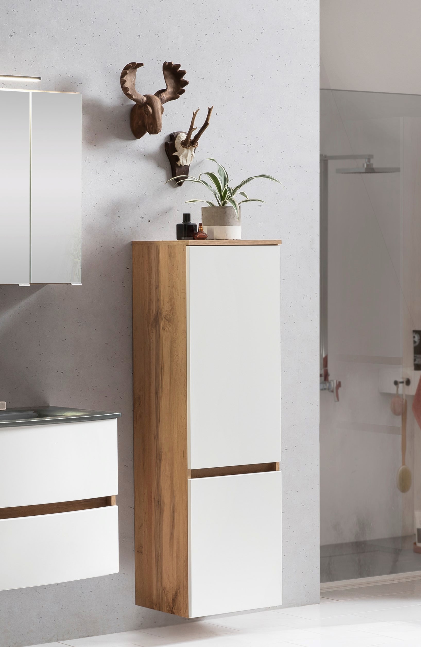 welltime Midischrank »Kaunas«, 40 cm breit, Soft-Close-Funktion