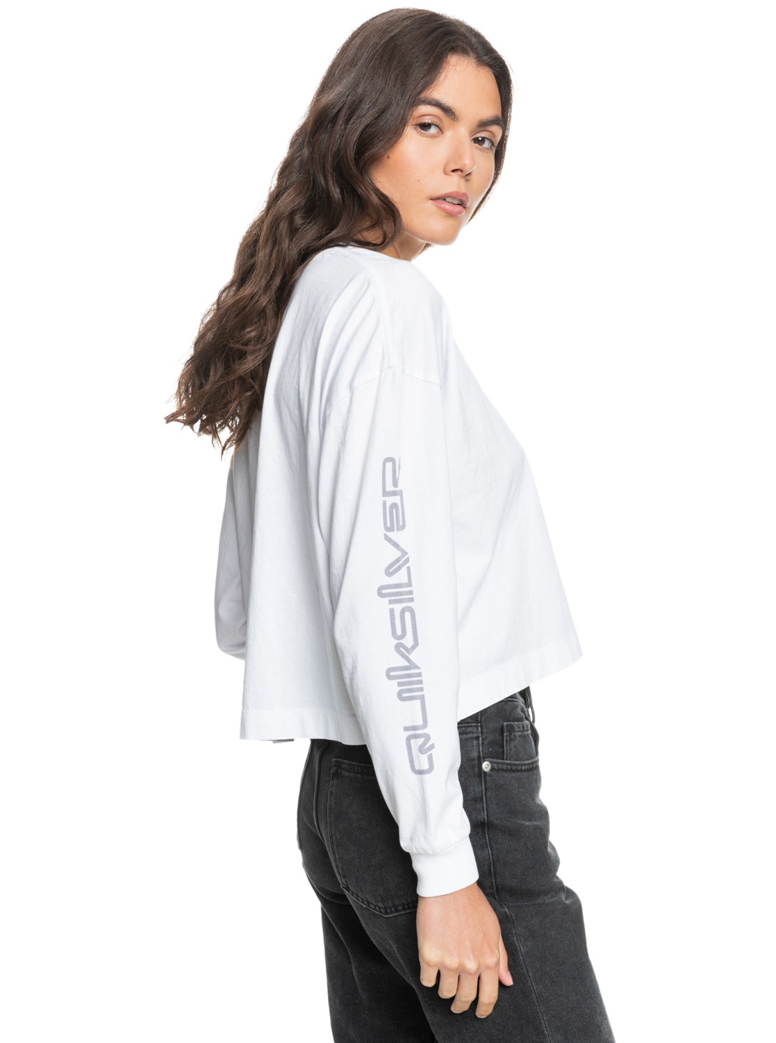 Quiksilver Langarmshirt »Quiksilver Womens Oversized Crop«