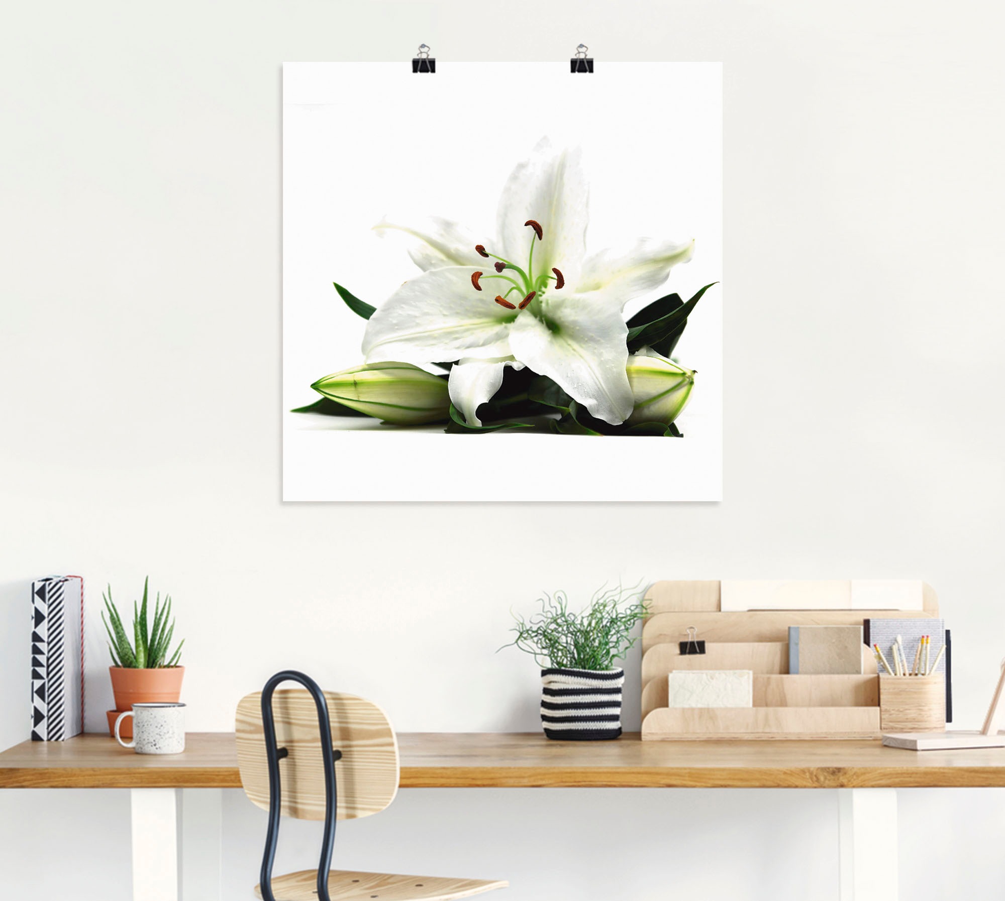 Artland Wandbild »Große Lilie«, Blumen, (1 St.), als Leinwandbild, Poster in verschied. Größen