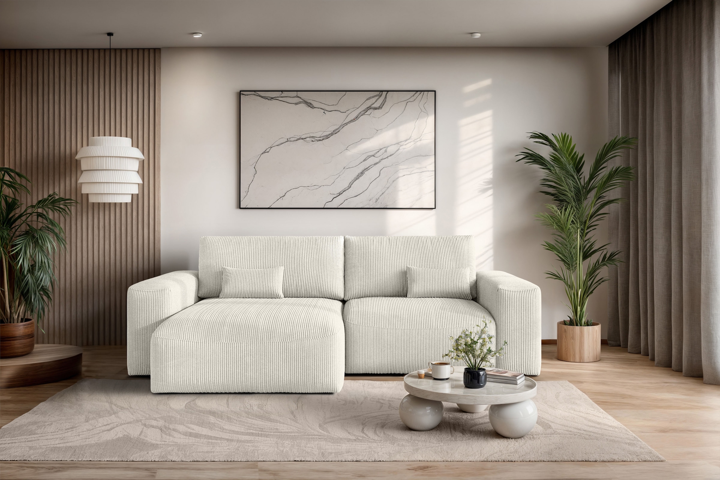 OTTO home Ecksofa "MATTS Schlafsofa mit Bettkasten, Maße B/T/H: 265/159/89 günstig online kaufen