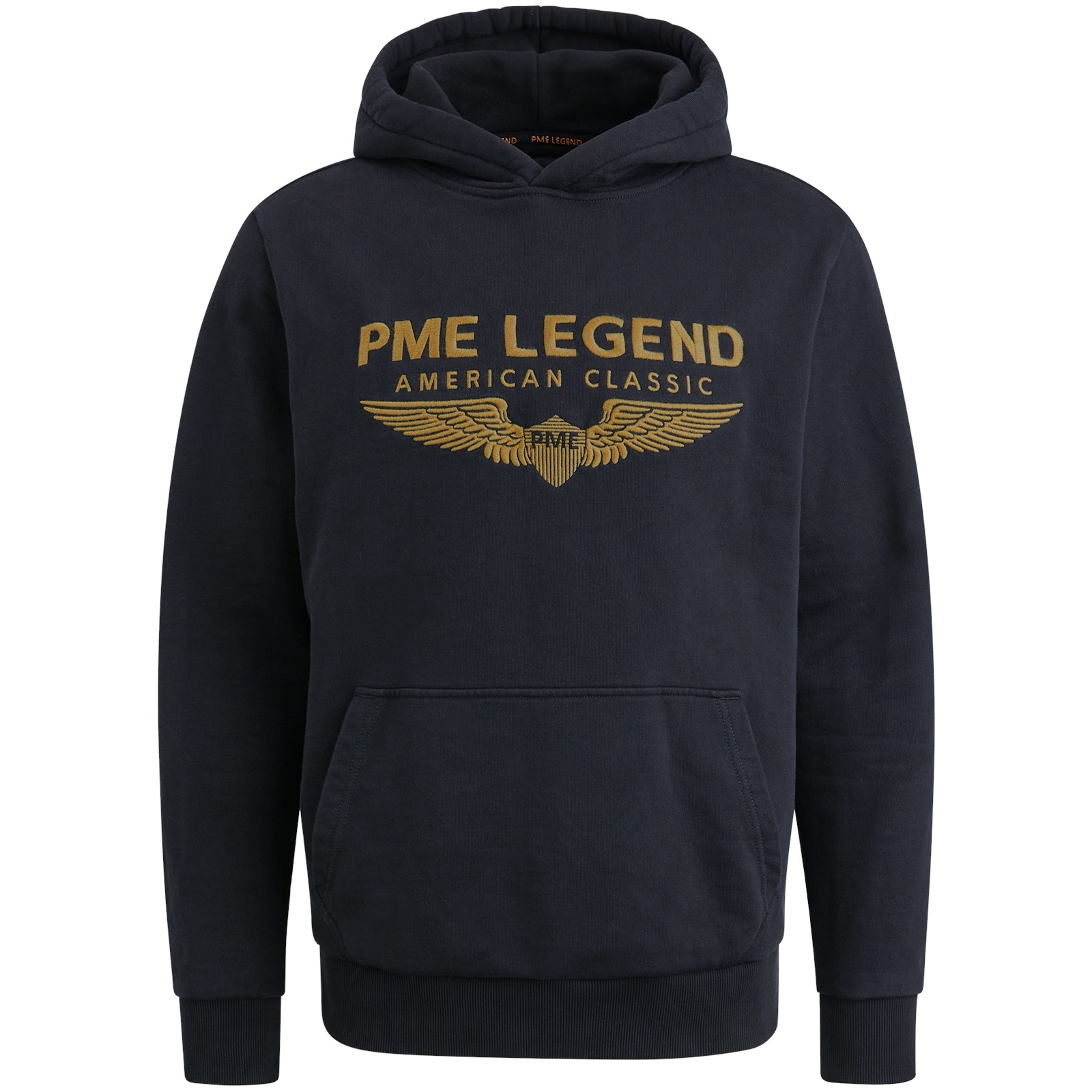 PME LEGEND Kapuzensweatshirt »Hooded soft terry with logo«, mit Logostickerei