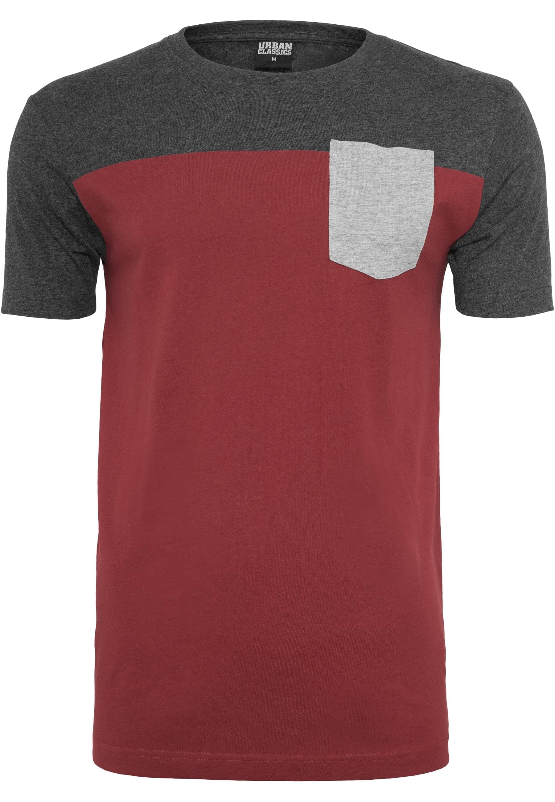 URBAN CLASSICS T-Shirt "Urban Classics Herren 3-Tone Pocket Tee" 1 Stk. tlg günstig online kaufen