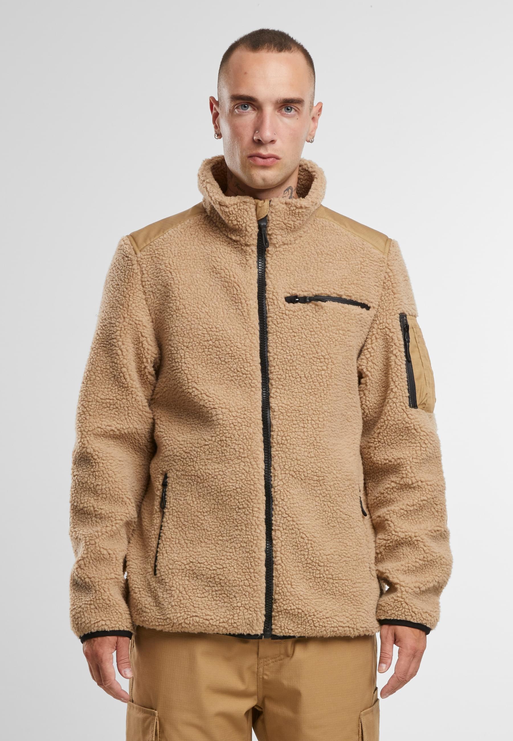 Brandit Allwetterjacke »Brandit Brandit Men Ramble Teddyfleece Jacket«, (1 St.), ohne Kapuze