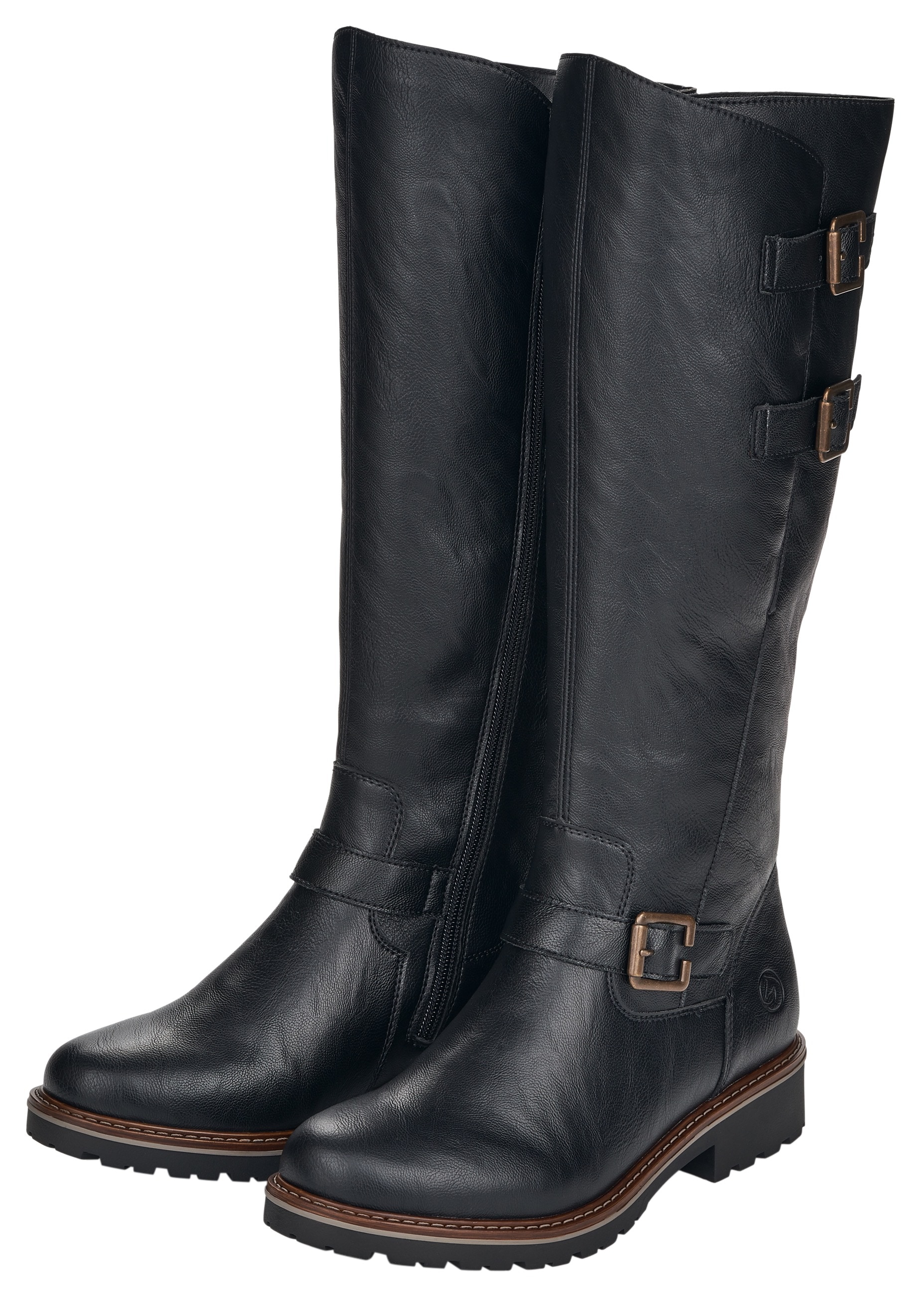 Remonte, Blockabsatz, Langschaftstiefel, Wechselfußbett, XL-Schaft