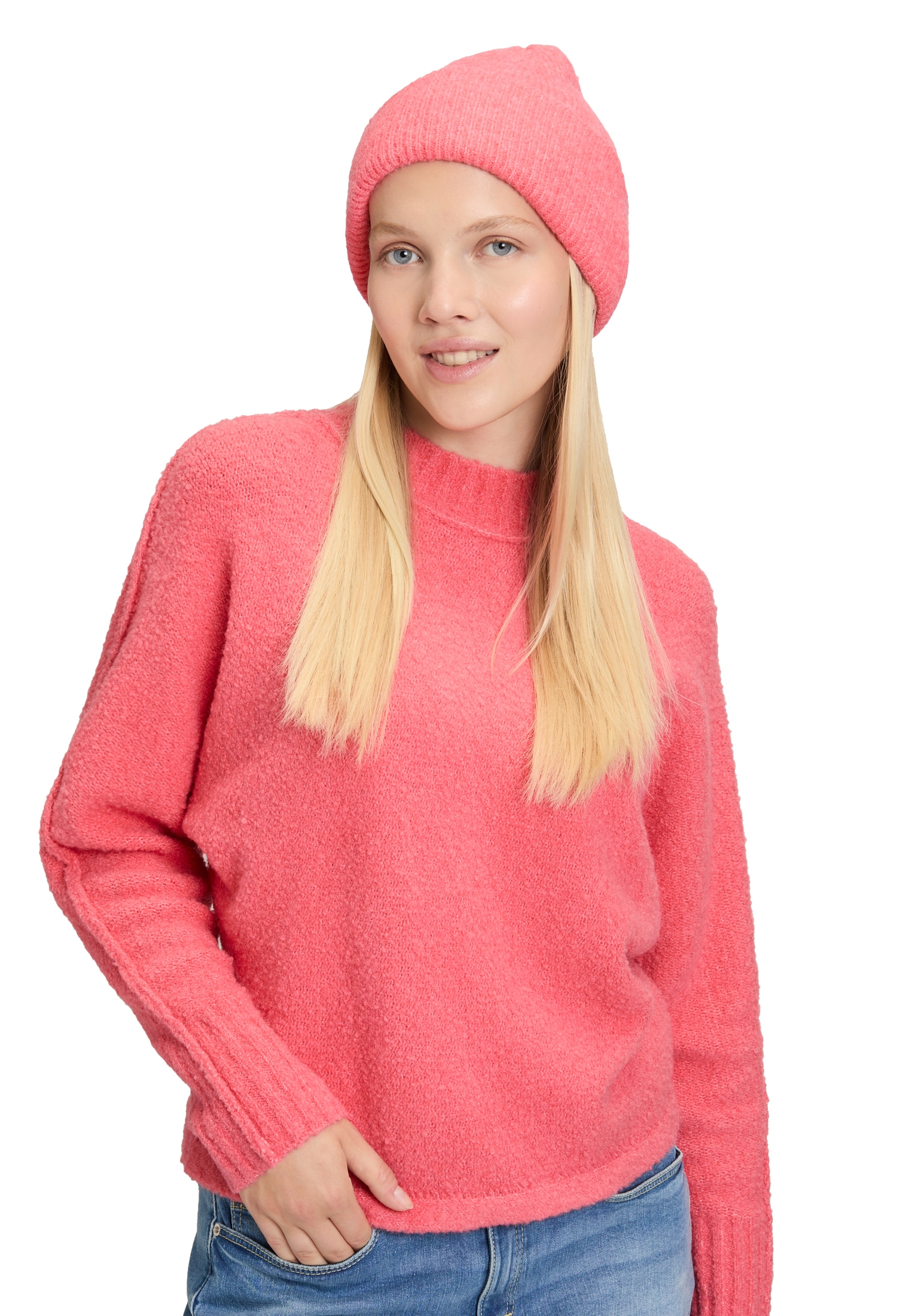 Cartoon Strickmütze "Cartoon Damen Strickmütze unifarben" günstig online kaufen