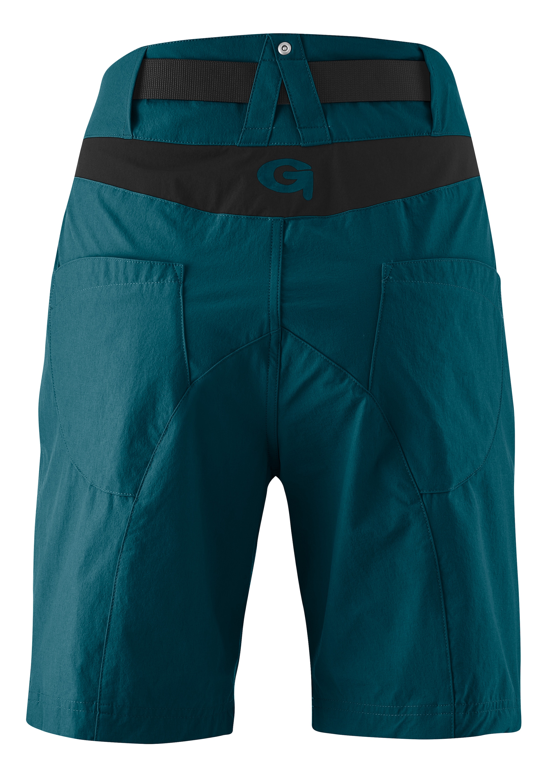 Gonso Fahrradhose »Mira Basic«, kurze Damen Radhose mit Sitzpolster, wasserabweisend, inkl. Gürtel