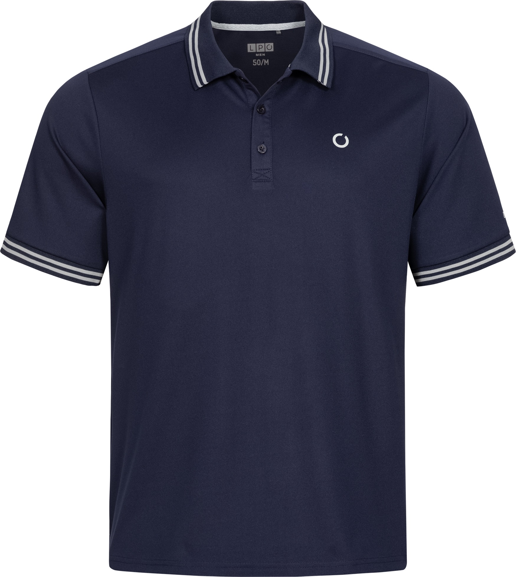 Funktionsshirt LPO "Herren Funktionspolo Aben 3", Herren, Gr. S, blau (maritime blau), 100% Polyester, Shirts Funktionsshirt 2