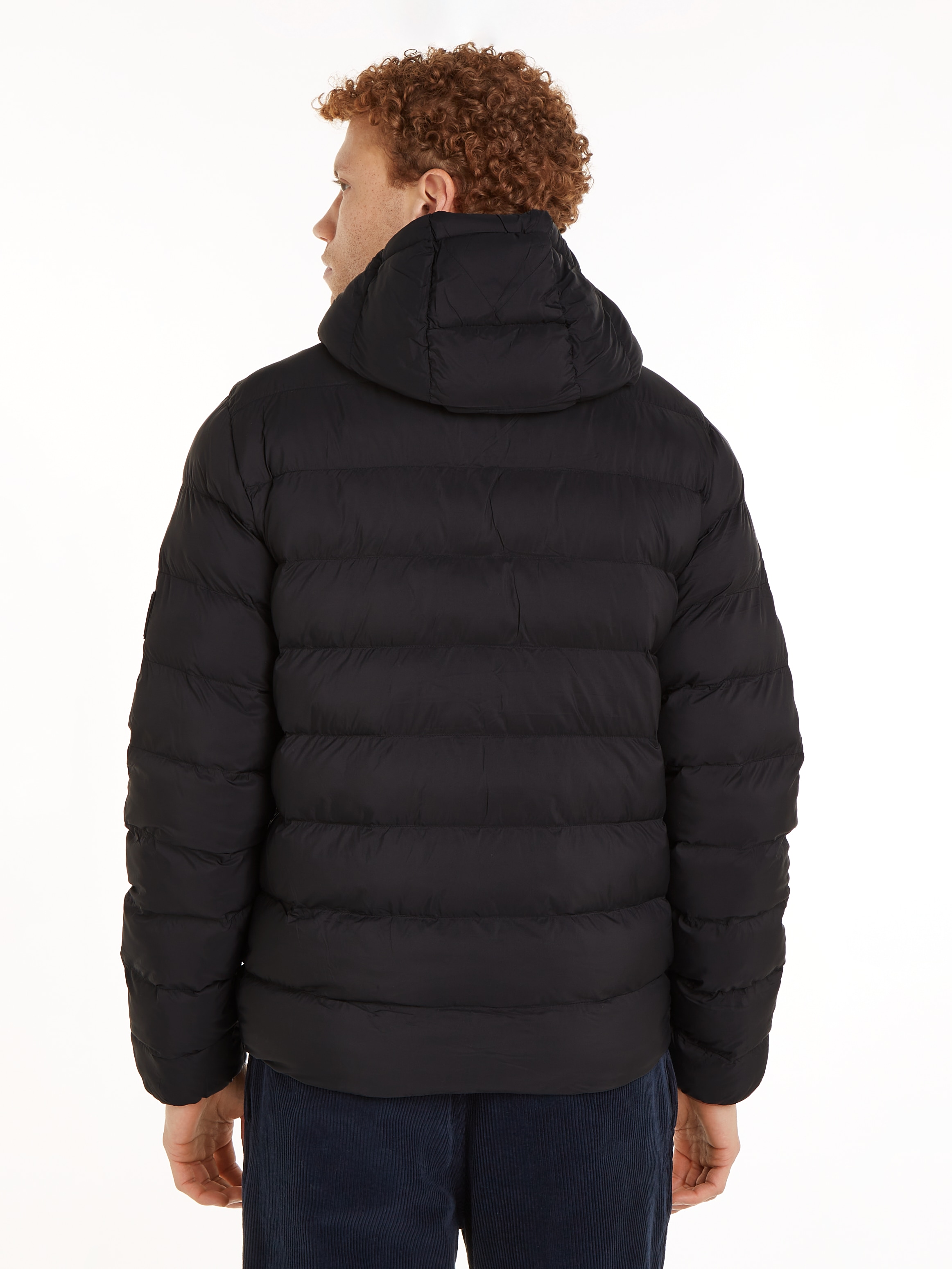 Tommy Hilfiger Steppjacke »MID WEIGHT HOODED JACKET«, mit Kapuze