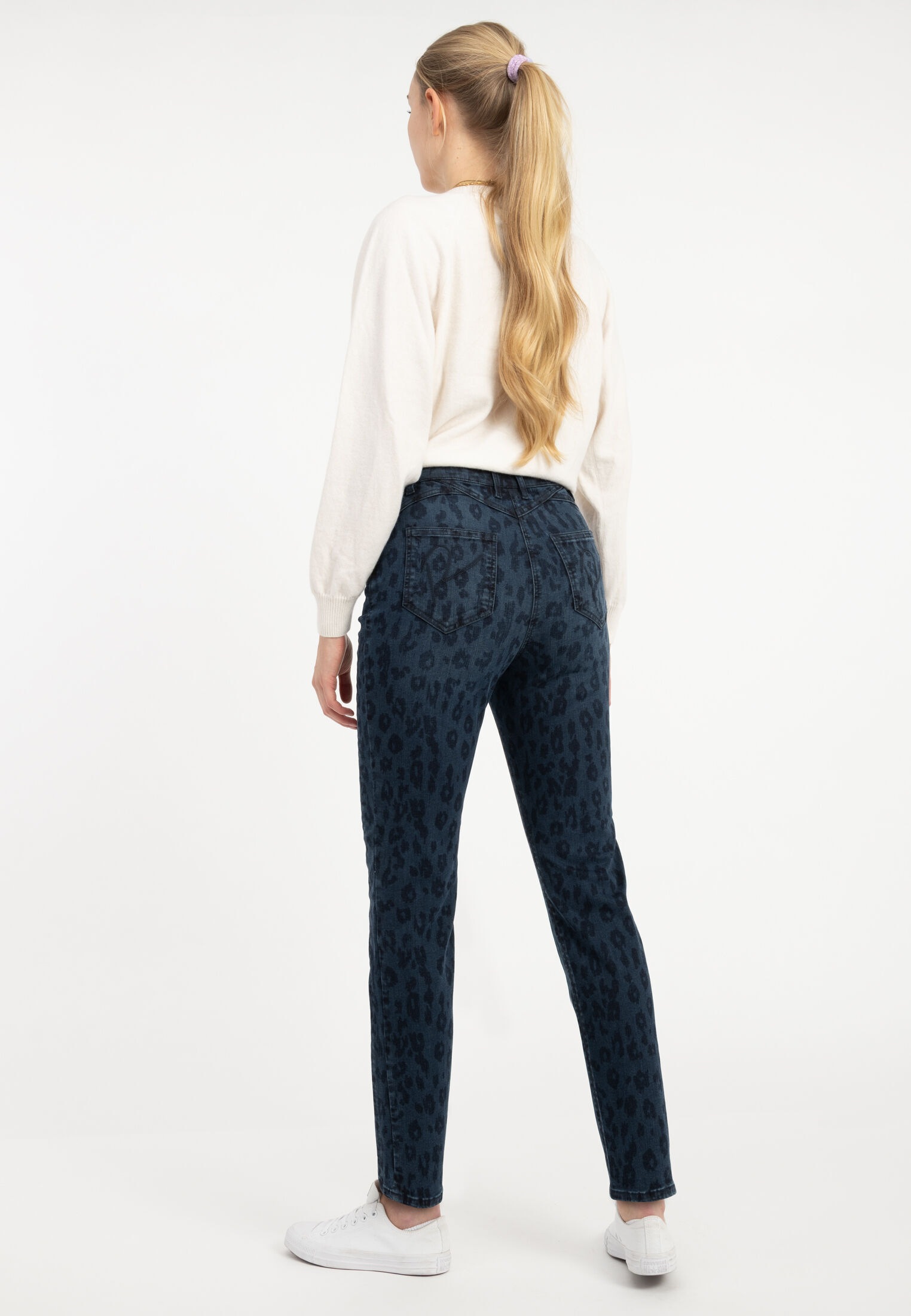 Recover Pants 5-Pocket-Jeans »Anabel«, mit ausgefallenem Verschluss mit zwei Knöpfen