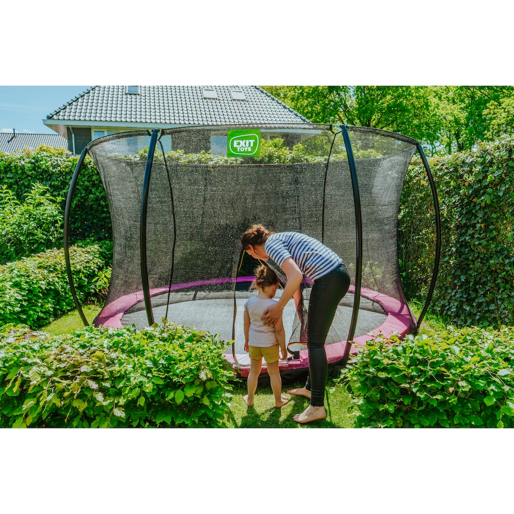 EXIT Gartentrampolin »Silhouette Ground«, Ø 427 cm, mit Sicherheitsnetz